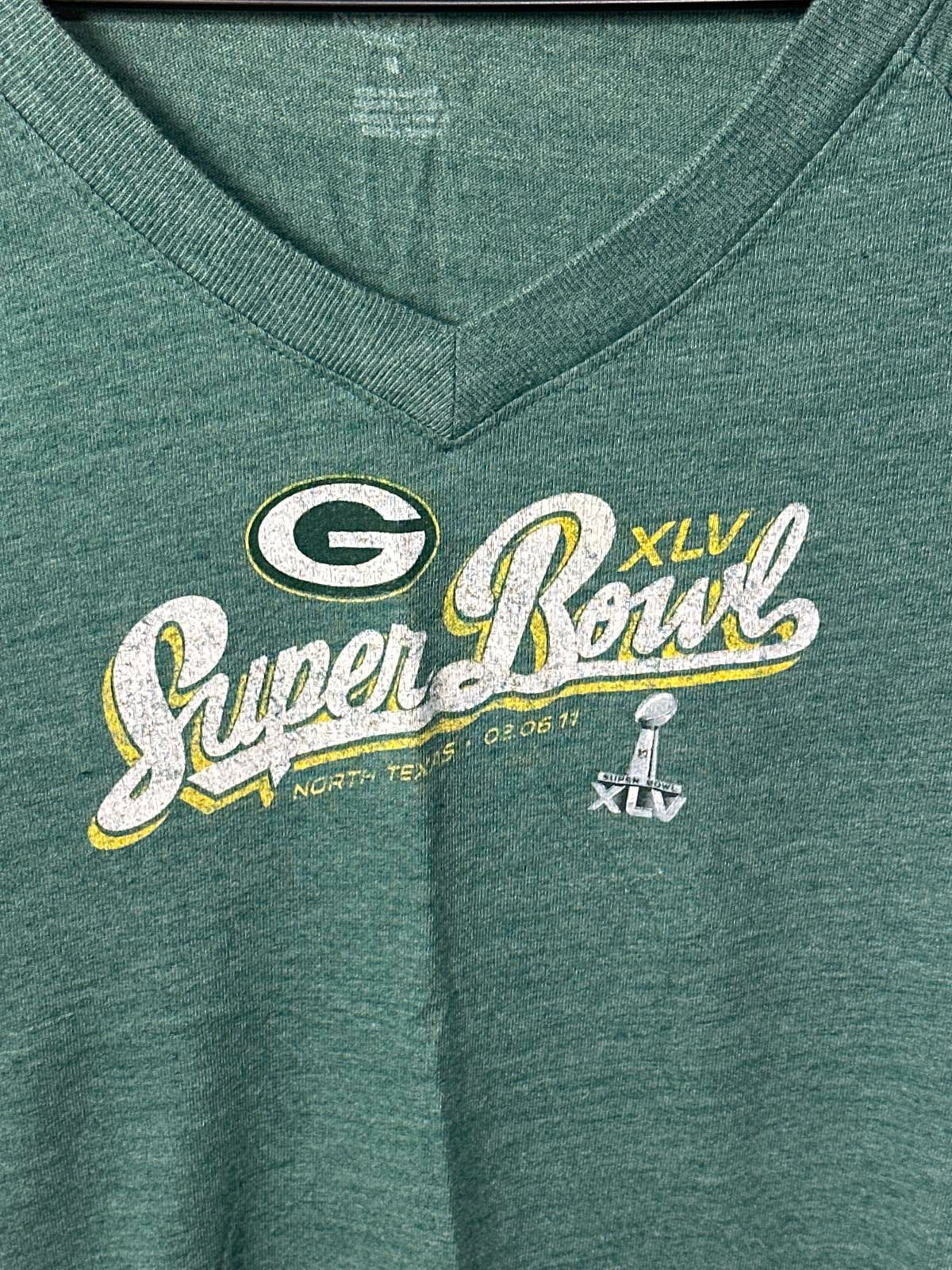 Green Bay Packers Super Bowl XLV Women's V-Neck T-Shirt
