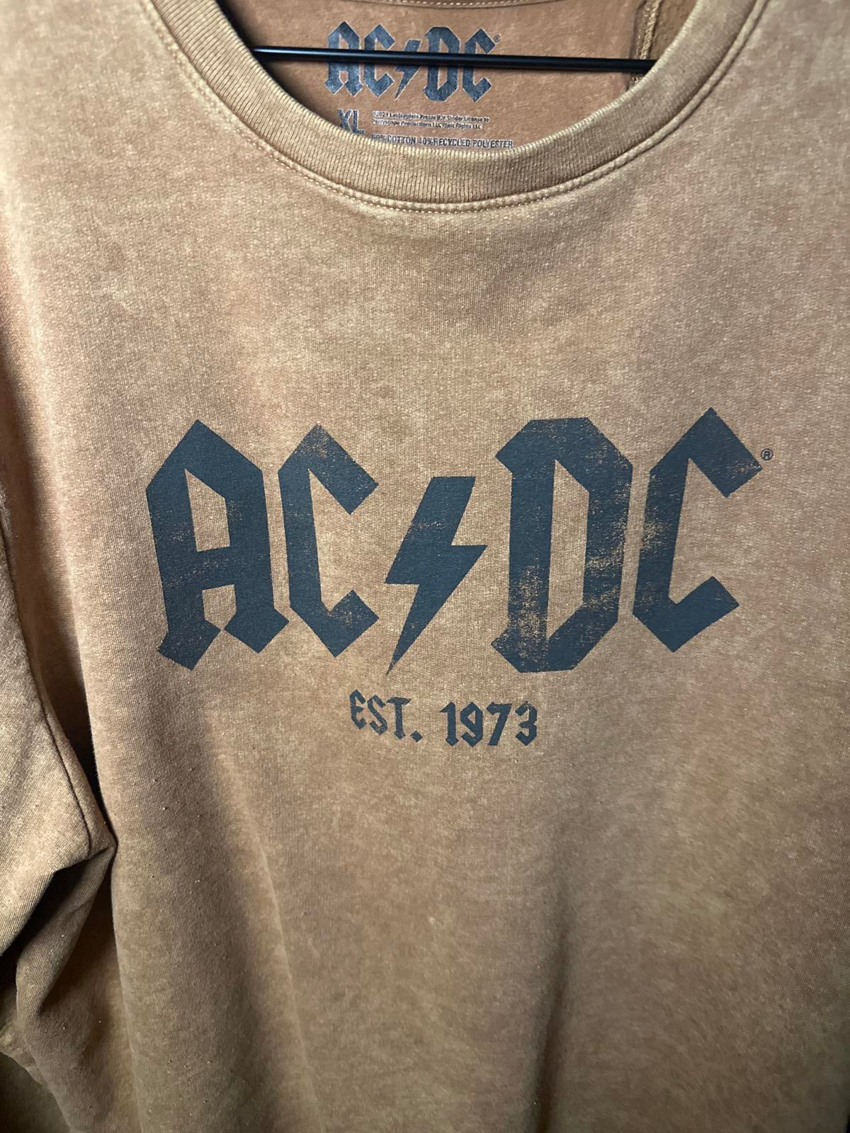 AC/DC Sweatshirt/Crewneck - Established 1973 - XL
