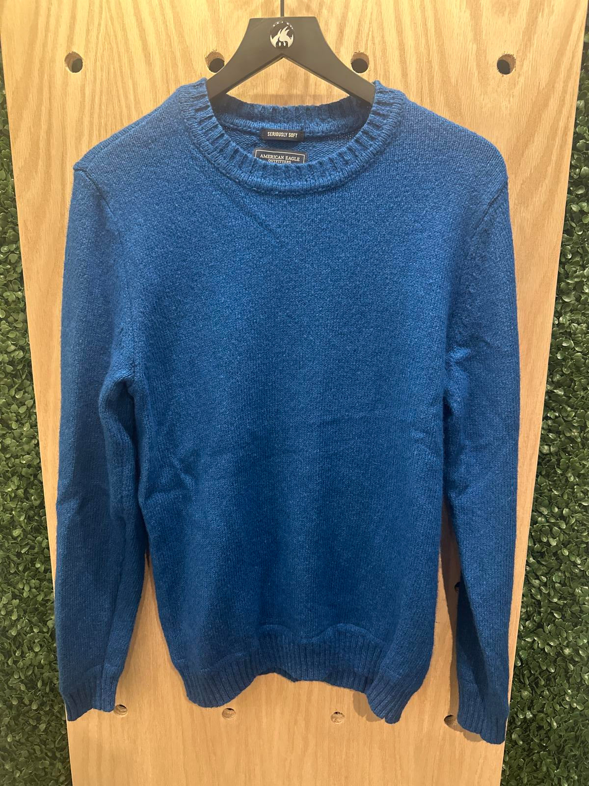 American Eagle Seriously Soft Blue Sweater - Men's Medium