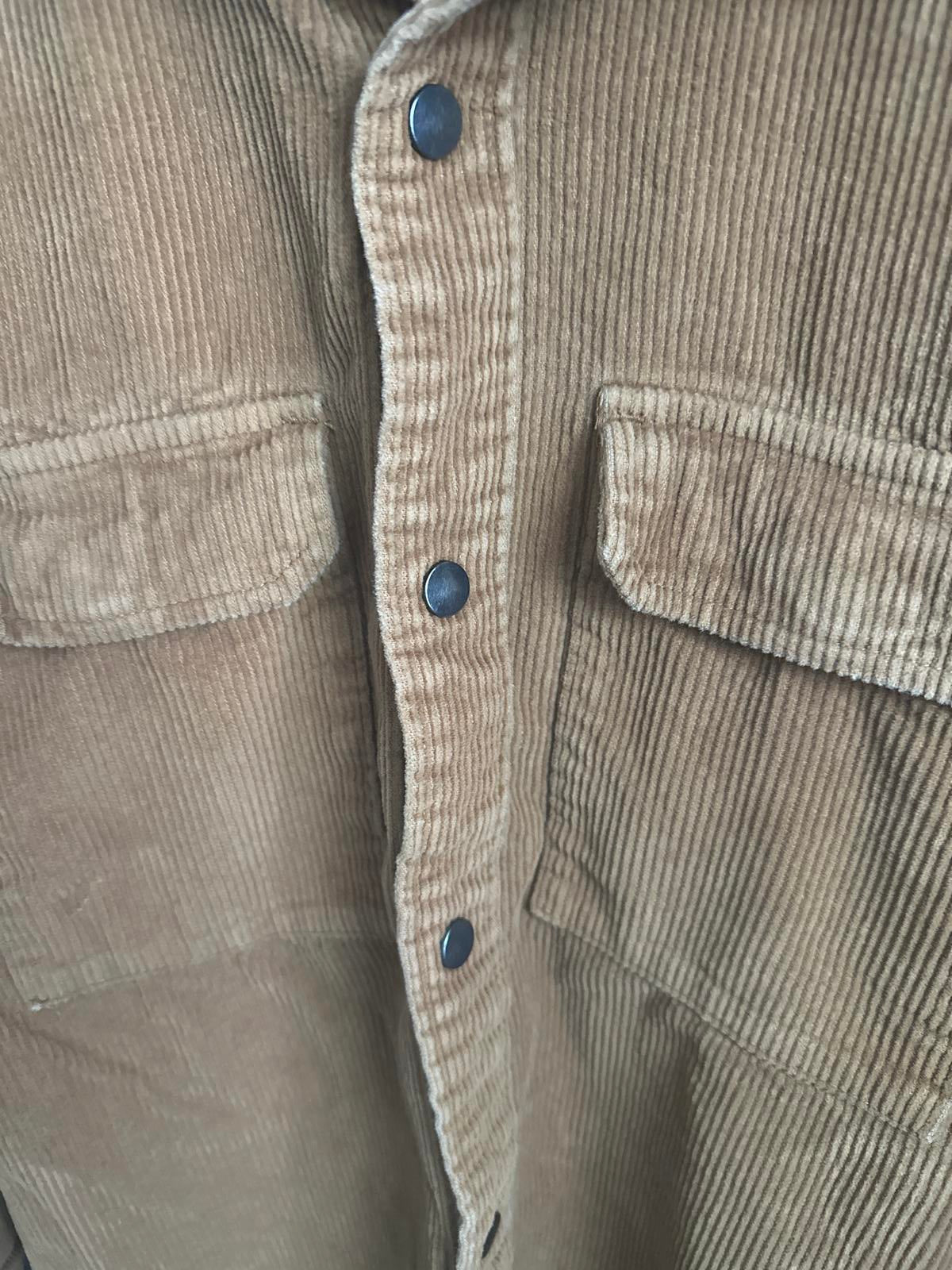 No Boundaries Oversized Corduroy Shirt Jacket