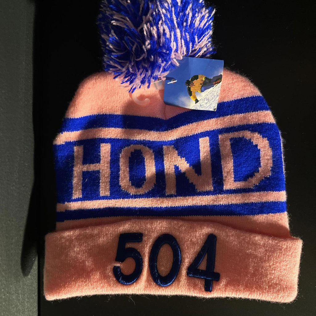Men's Pink and Multi Hat