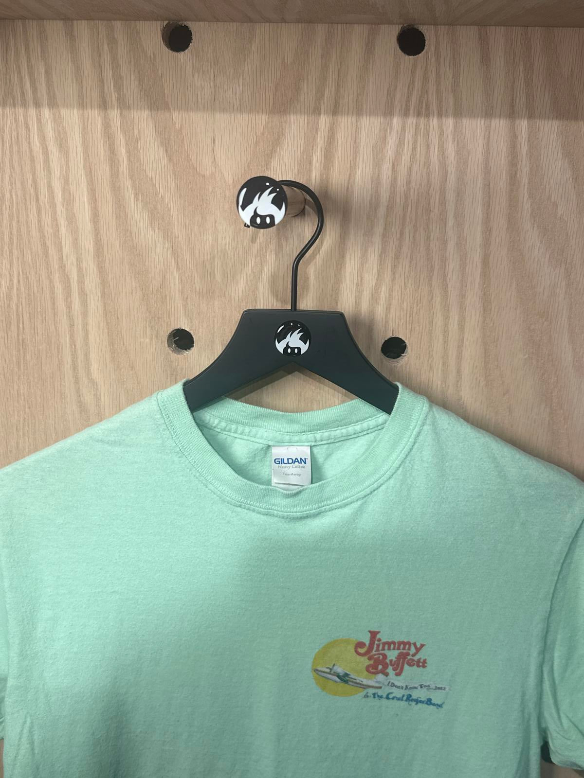 Gildan Men's Light Green Jimmy Buffett Graphic T-Shirt
