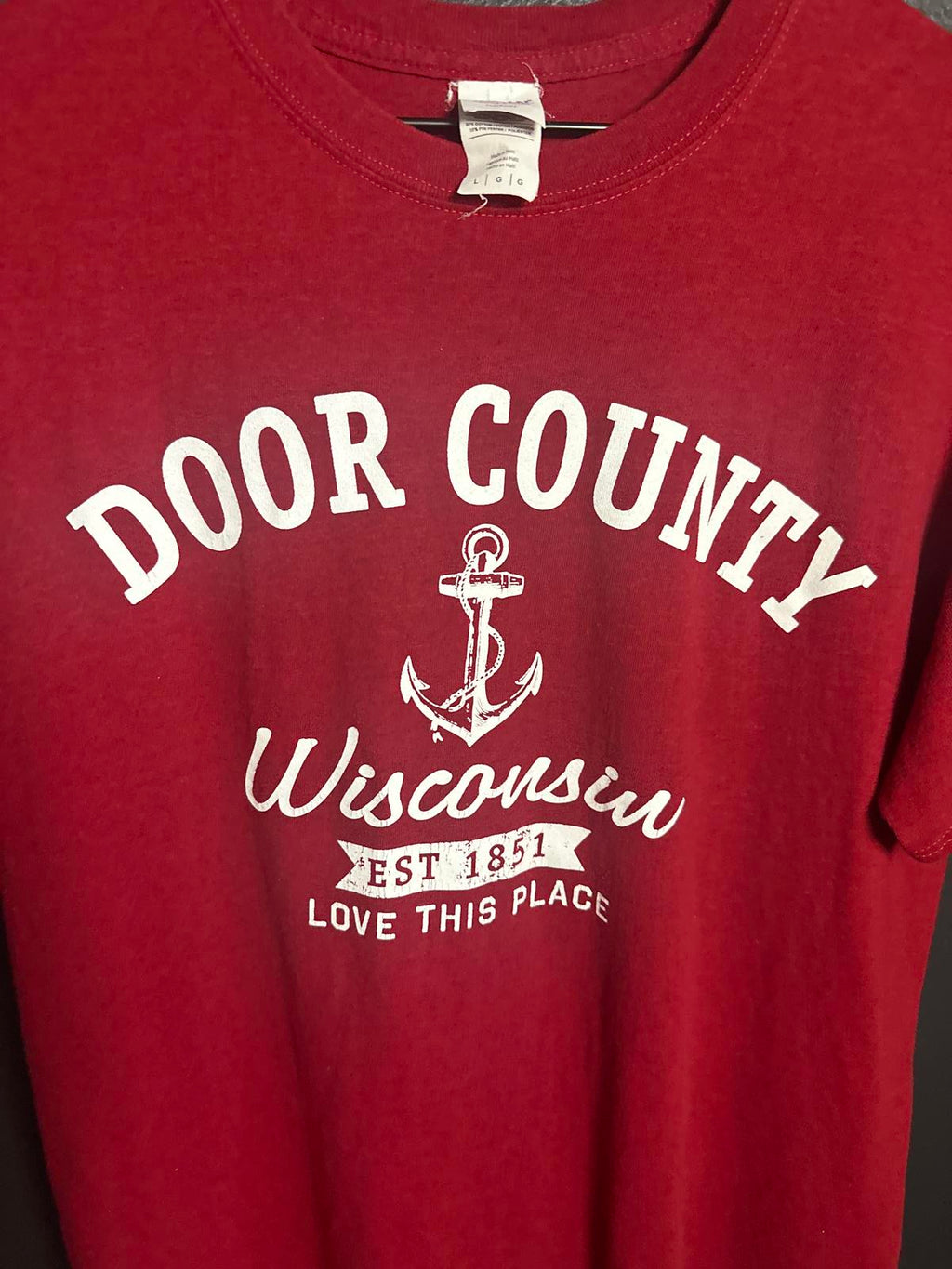 Red Door County Wisconsin Graphic T-Shirt