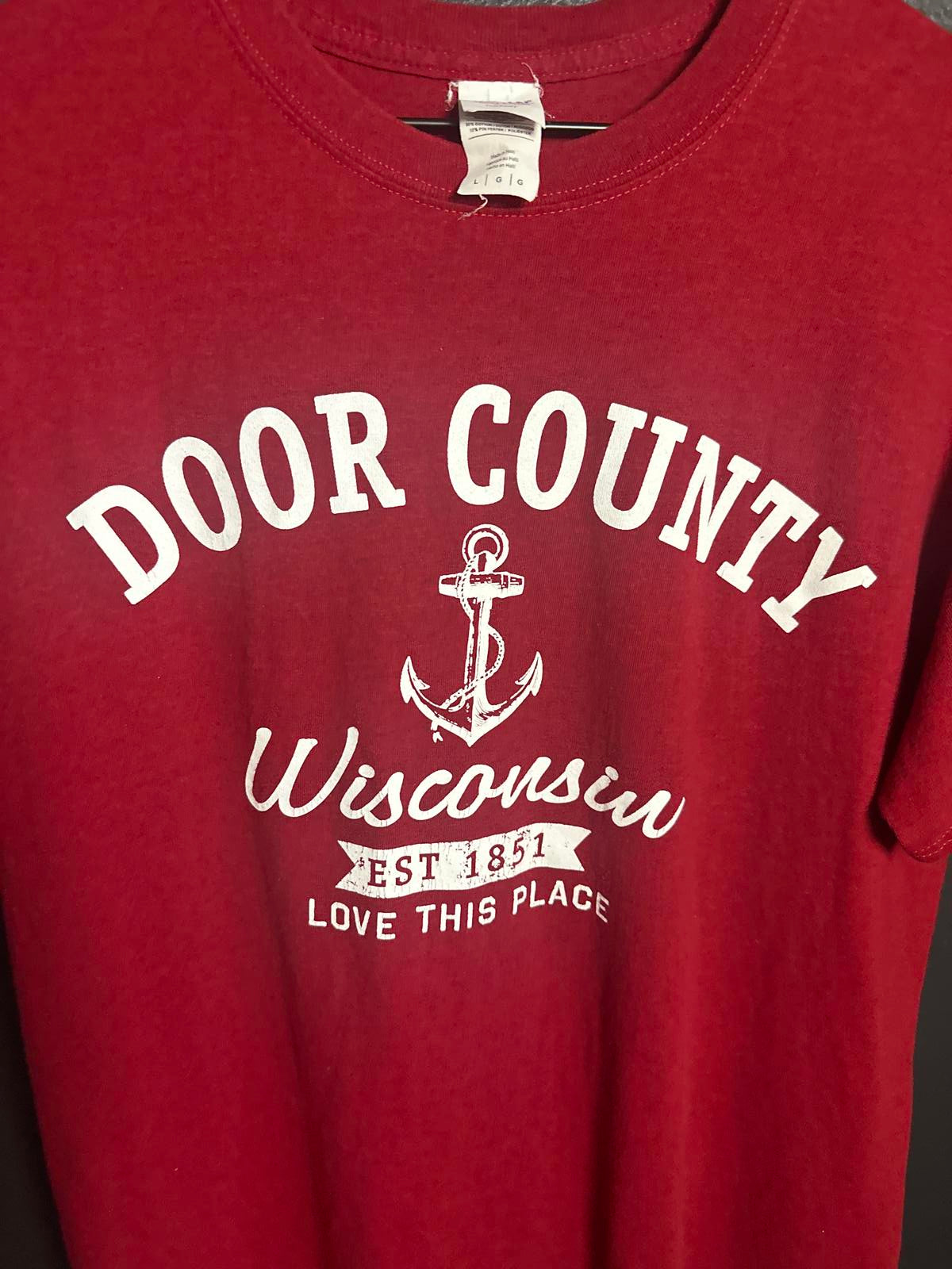 Red Door County Wisconsin Graphic T-Shirt