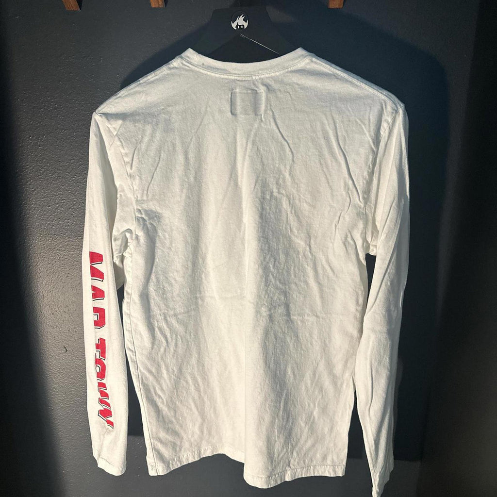 Gildan Wisconsin Badgers White Long Sleeve Shirt