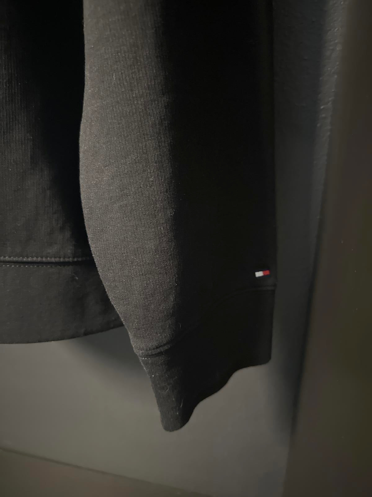 Tommy Hilfiger Black Half-Zip Sweatshirt