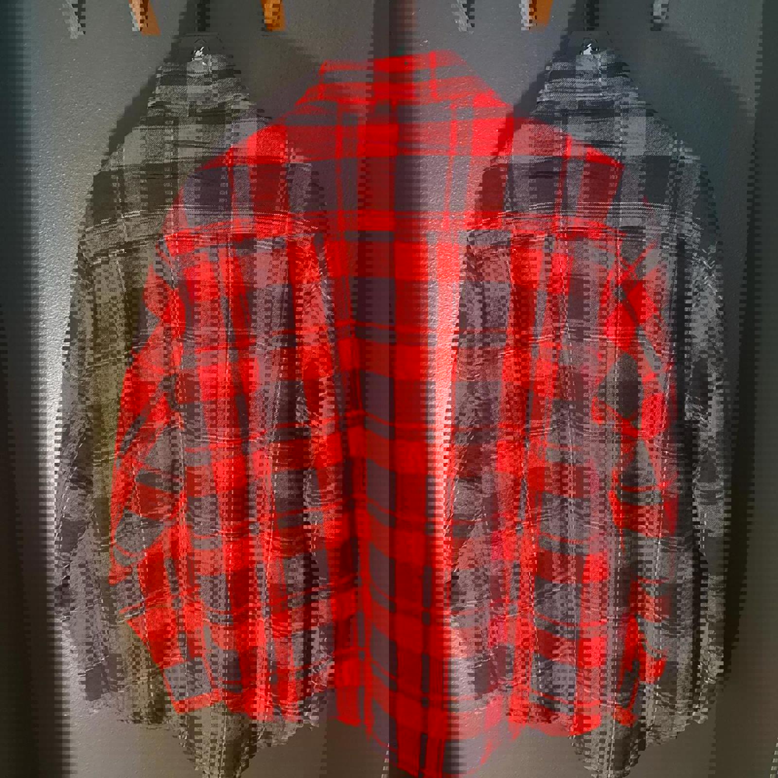 Van Heusen Winter Weights Plaid Button Down.
