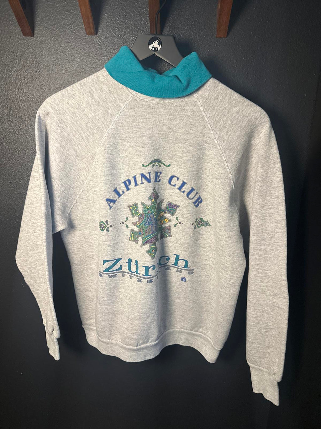 Vintage Tultex Alpine Club Sweatshirt - Zürich, Switzerland