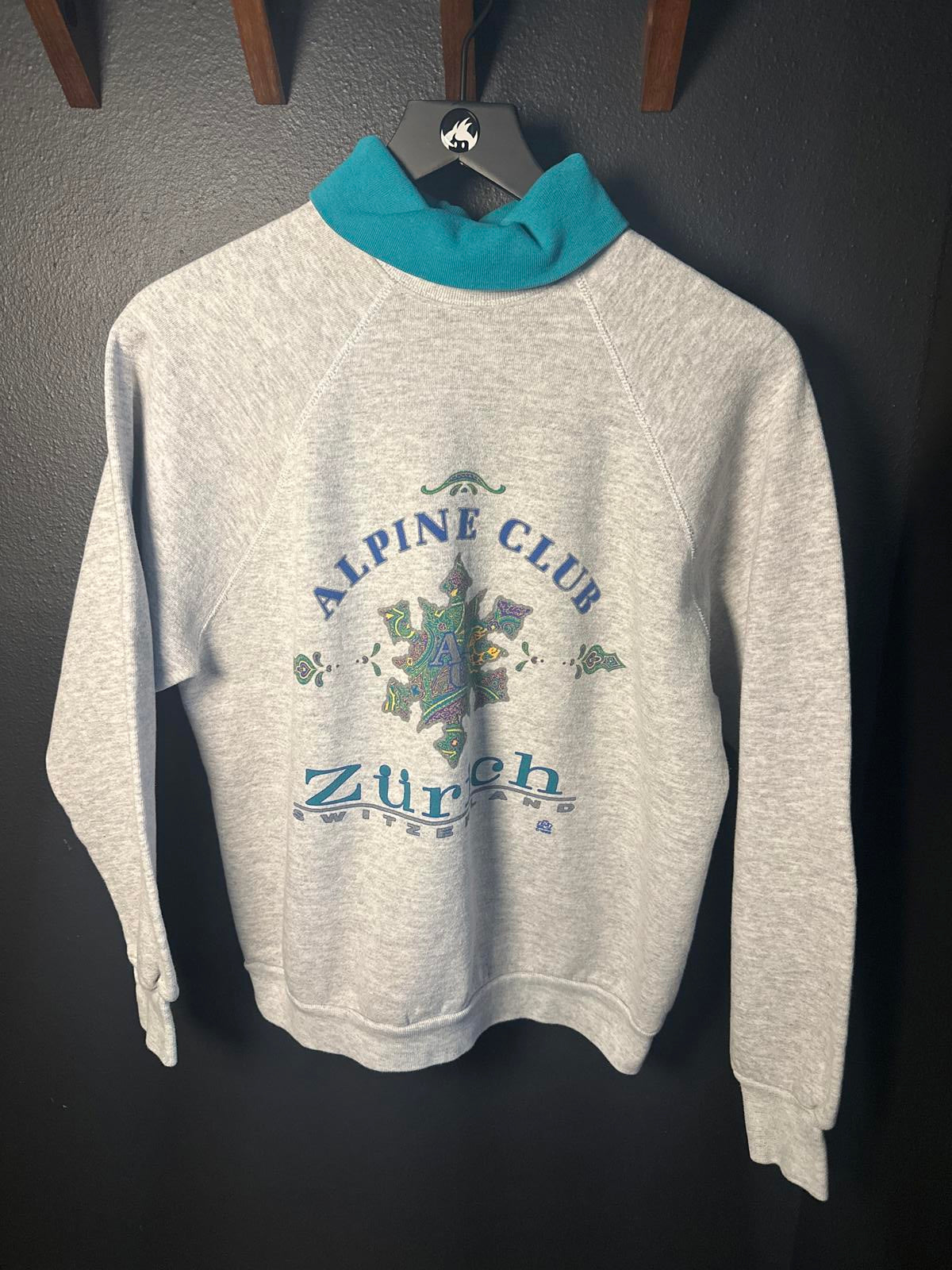 Vintage Tultex Alpine Club Sweatshirt - Zürich, Switzerland