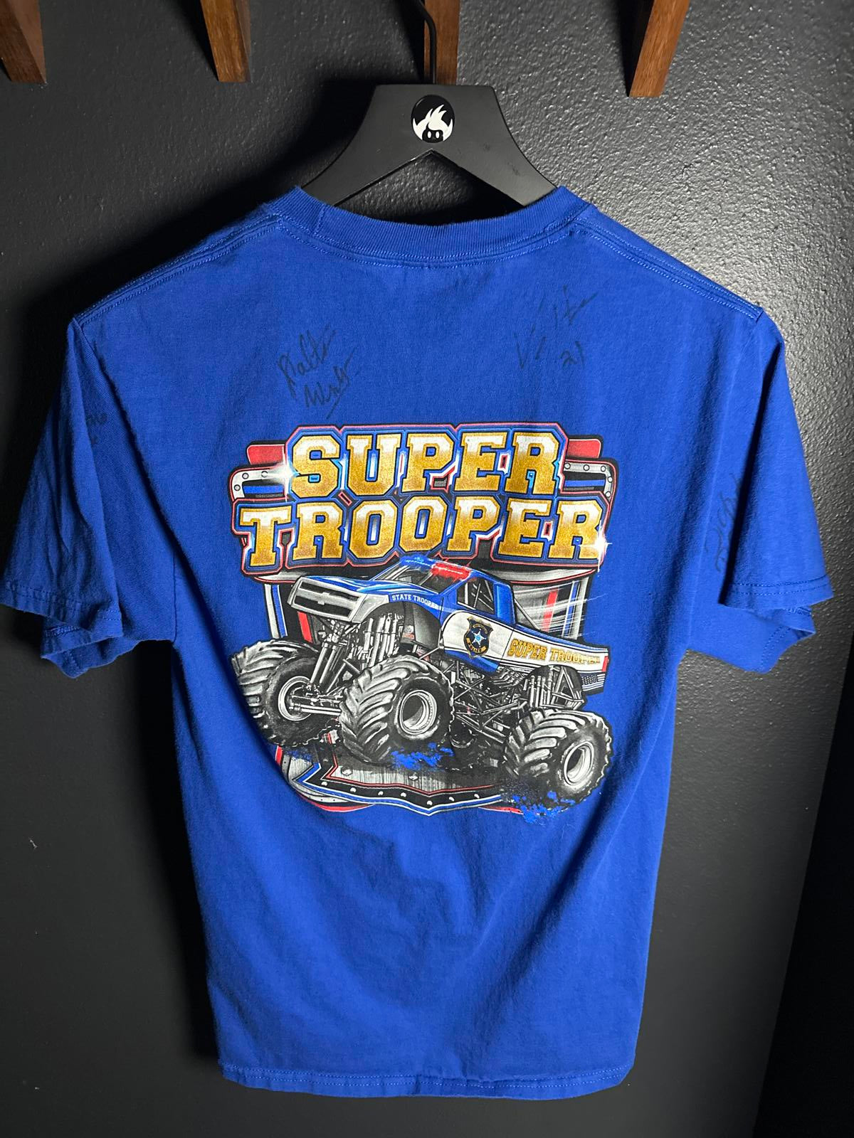 Port & Company Core Cotton Blue 'Super Trooper' T-Shirt Small