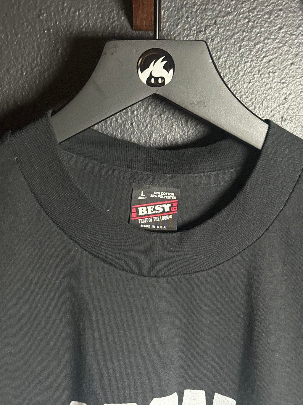 Vintage Best Wisconsin Black Graphic T-Shirt Size - L