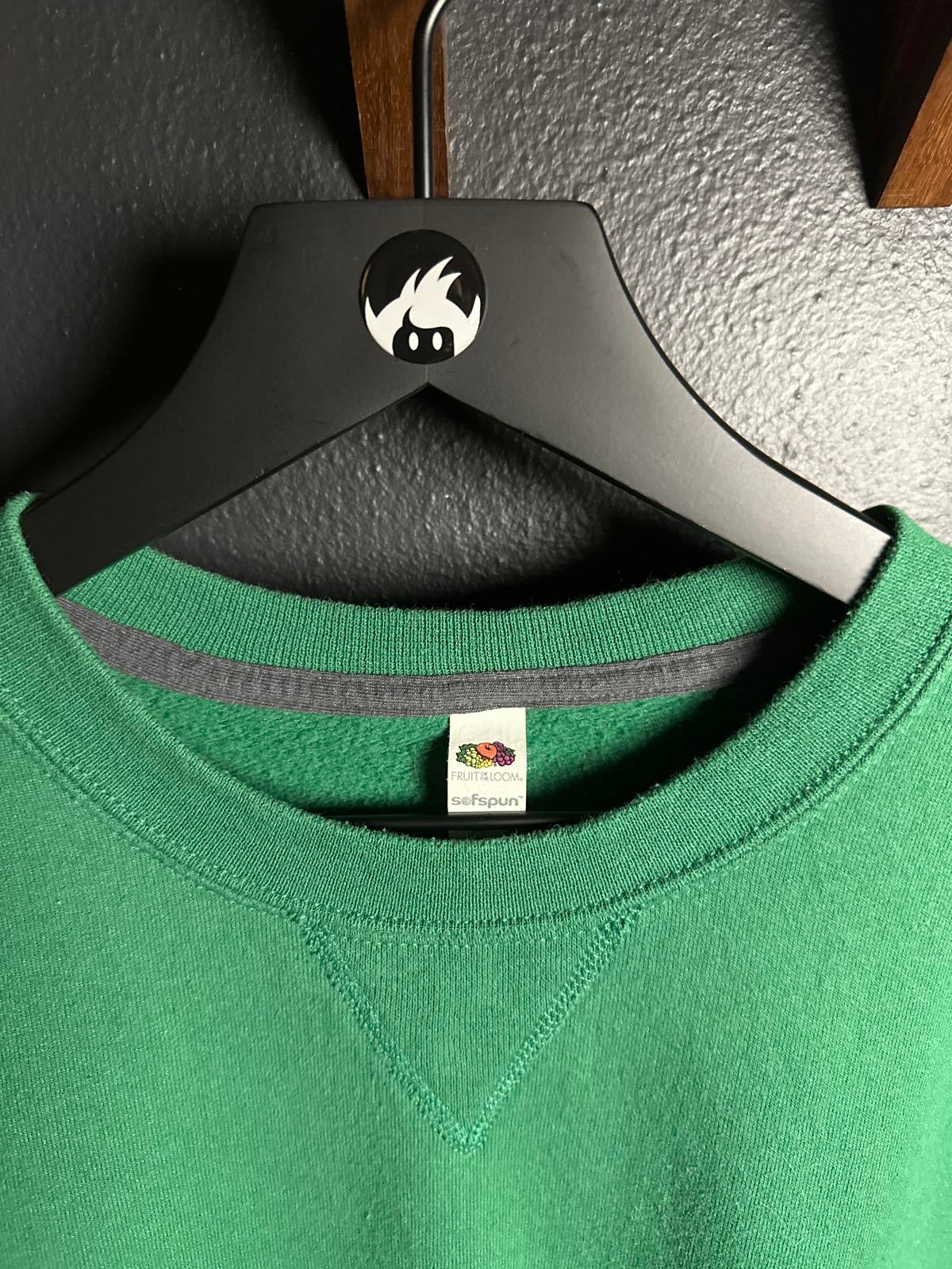 Vintage Green Crewneck Sweatshirt - Casual Comfort
