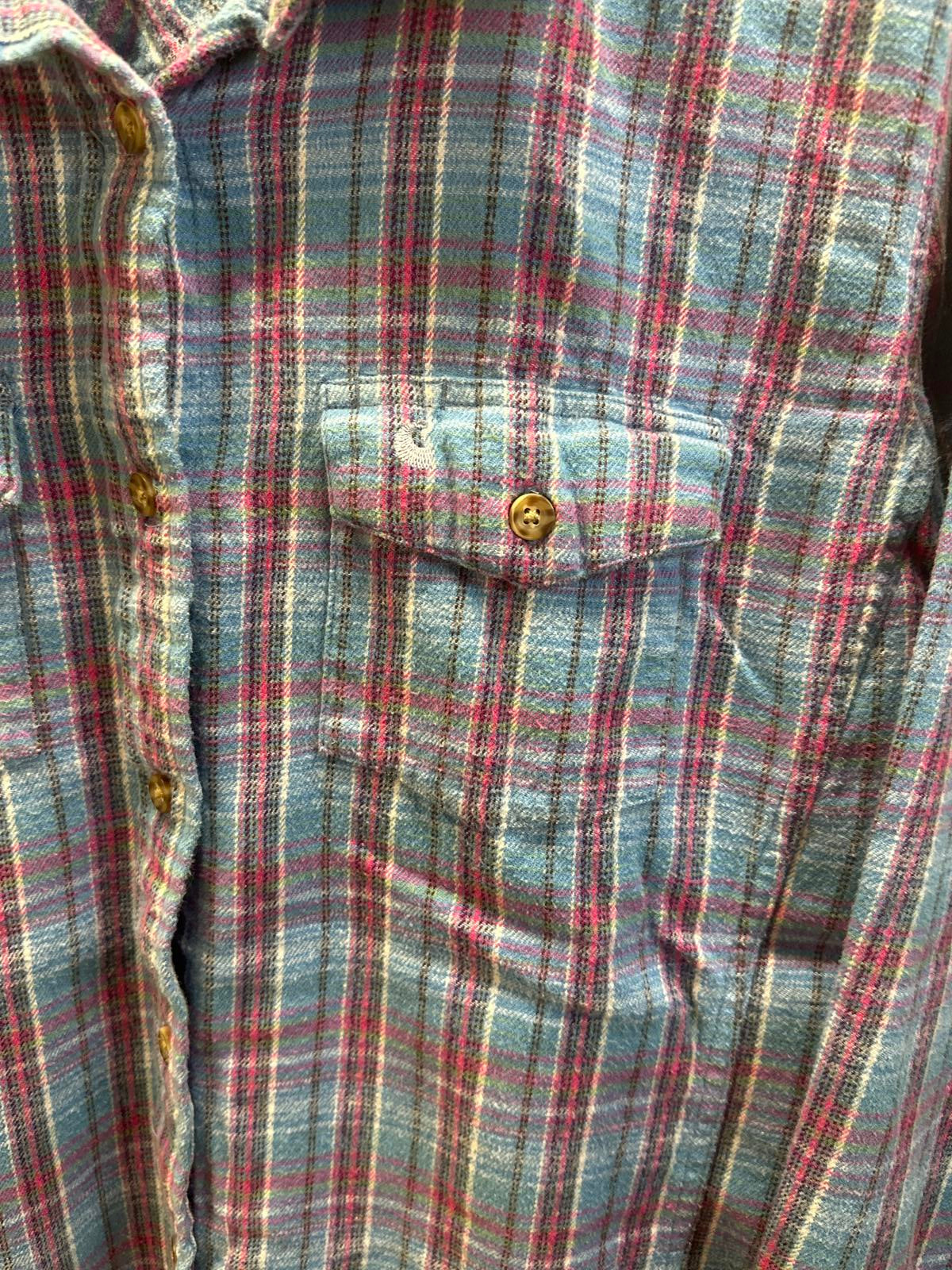 Carhartt Woman's Plaid Button-Up Shirt XL