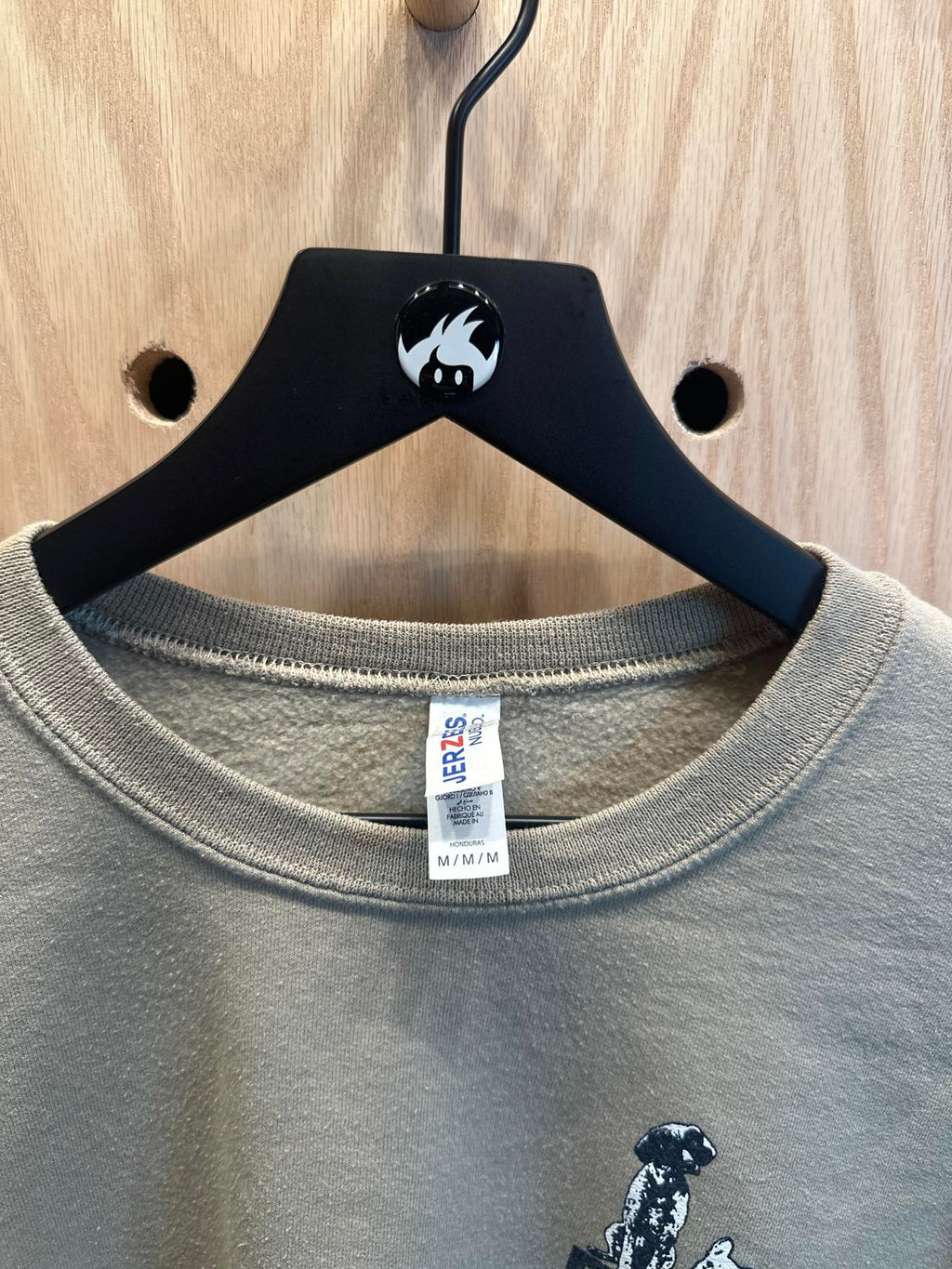 Men's Jerzees Crewneck Sweatshirt with Dog Print