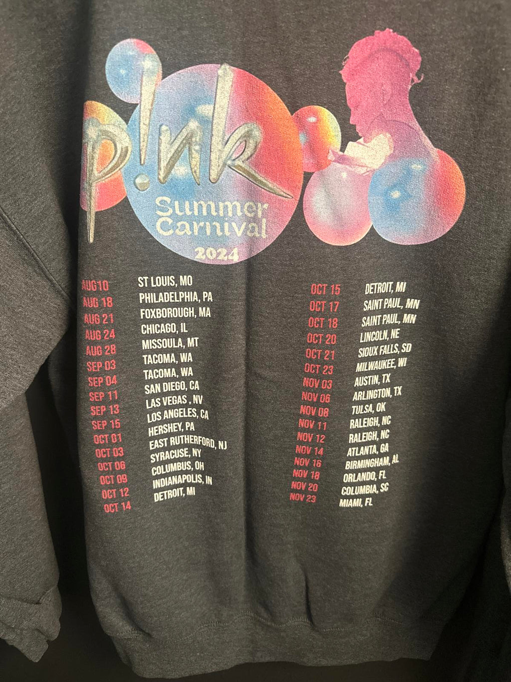 Pink Summer Carnival 2024 Sweatshirt / Crewneck
