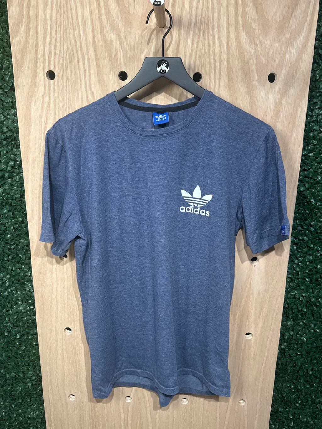 Adidas Men's Blue Crew Neck T-Shirt