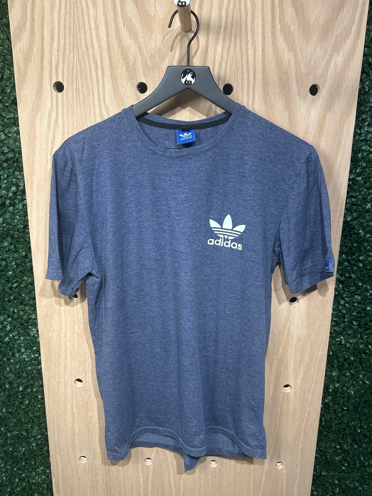 Adidas Men's Blue Crew Neck T-Shirt