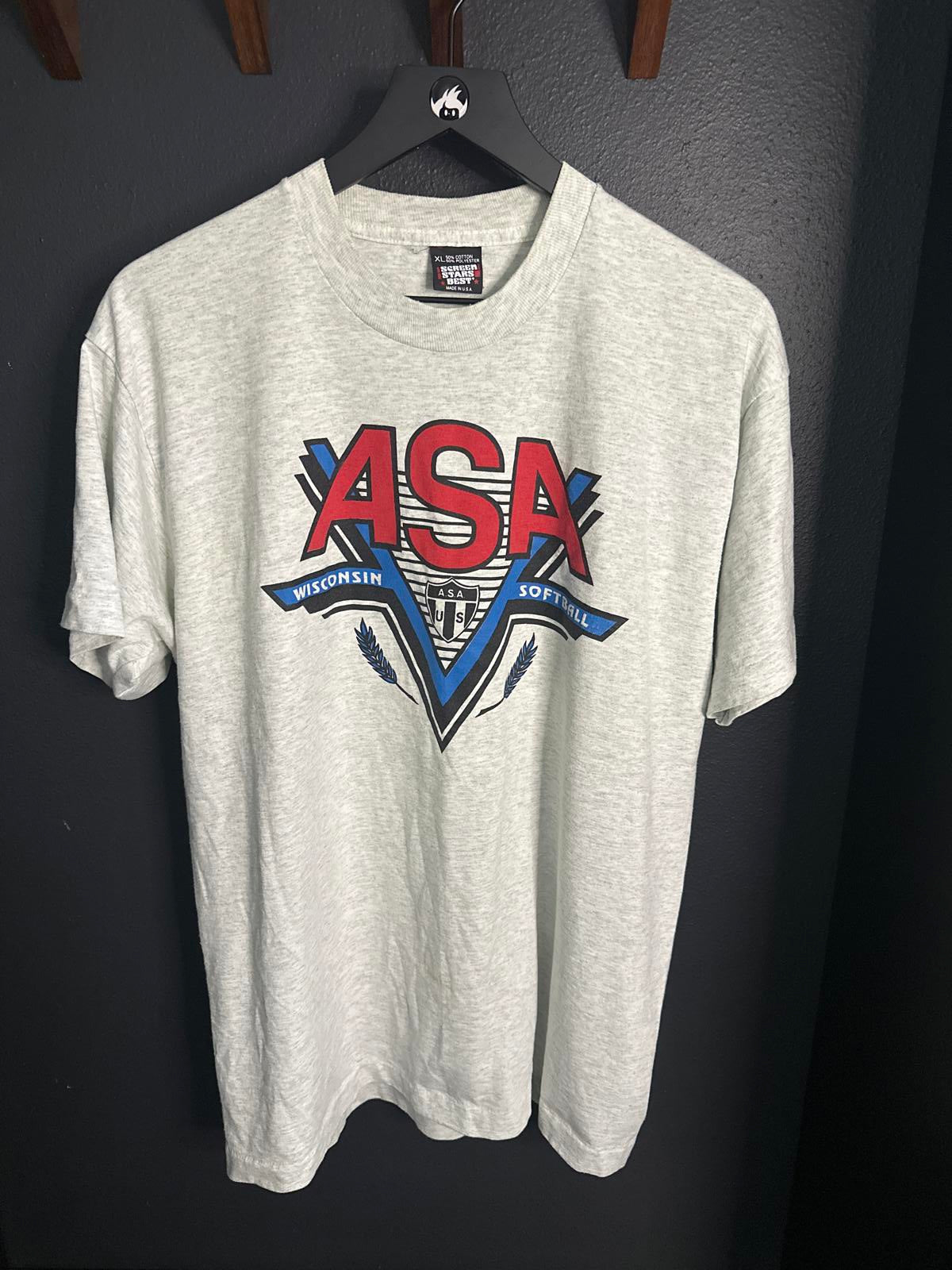 Vintage ASA Wisconsin Softball T-Shirt