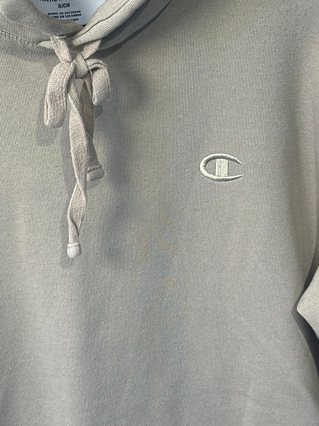 Champion Authentic Athleticwear Beige Hoodie Sweatshirt