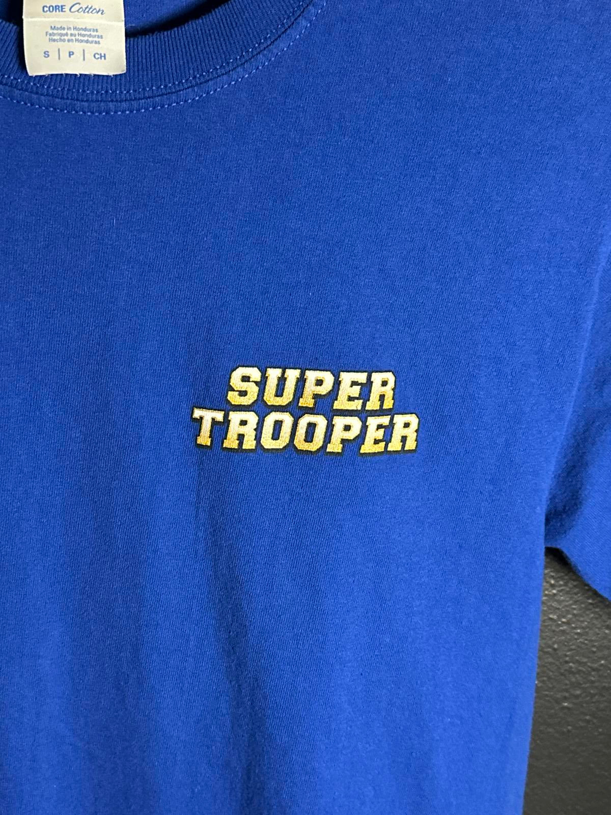 Port & Company Core Cotton Blue 'Super Trooper' T-Shirt Small