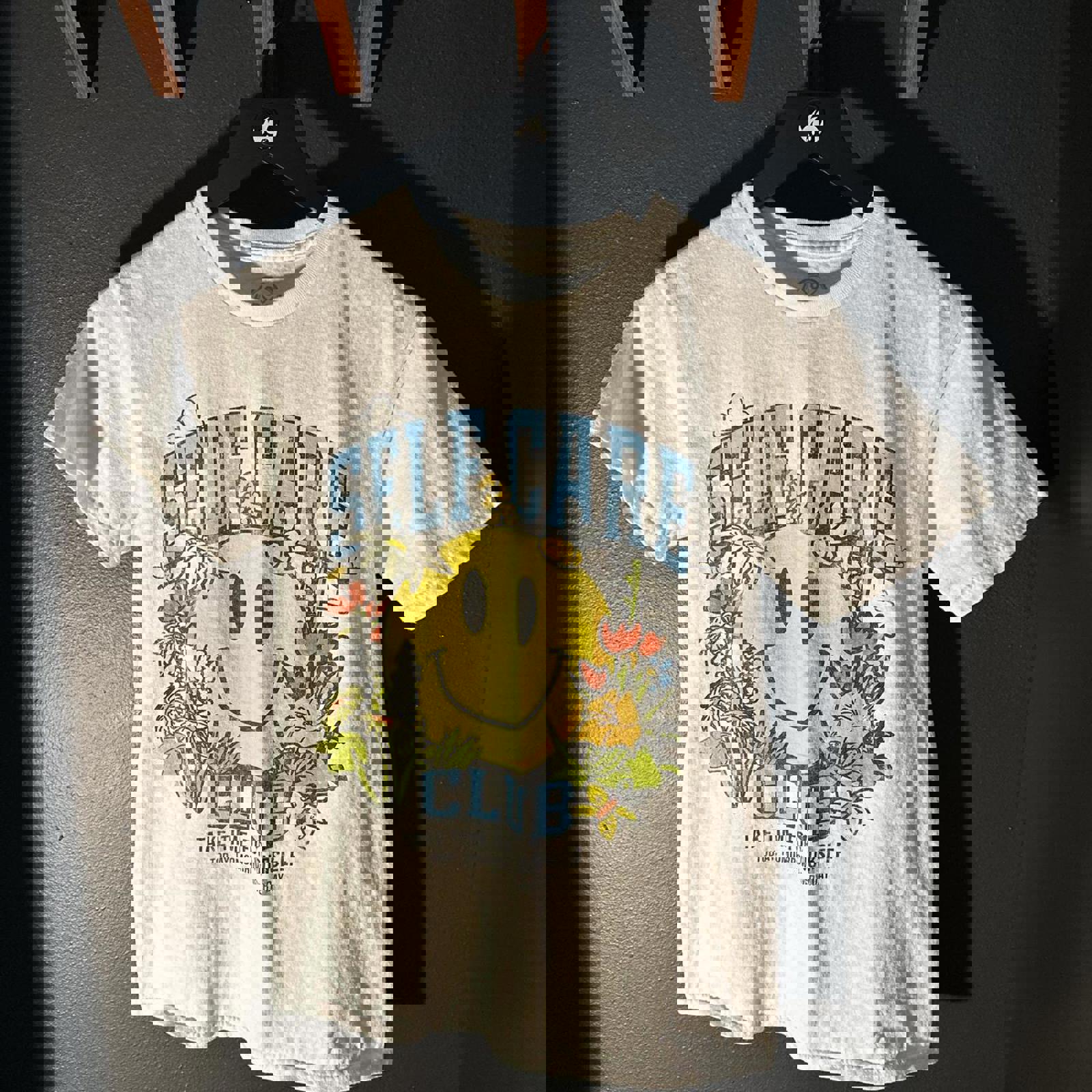 Happy Self Care Club Graphic Tee