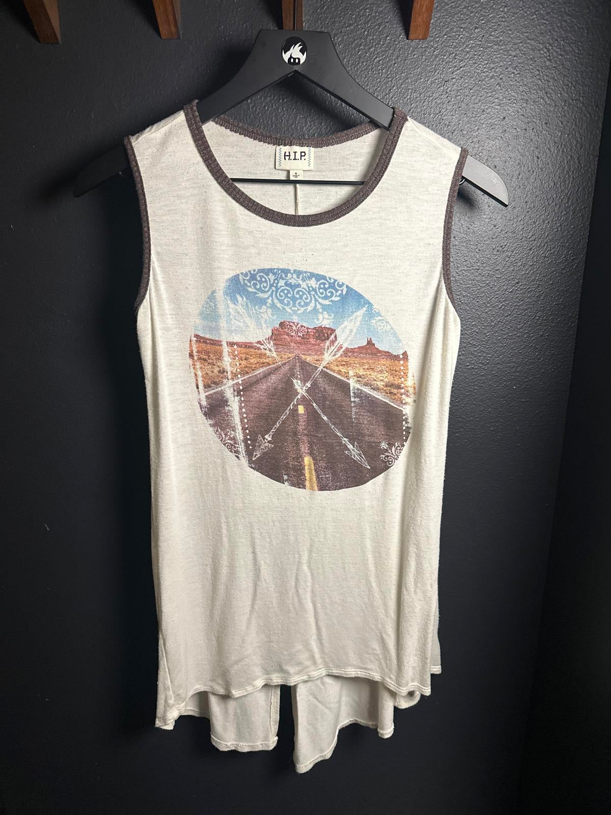 H.I.P. Scenic Road Graphic Tank Top