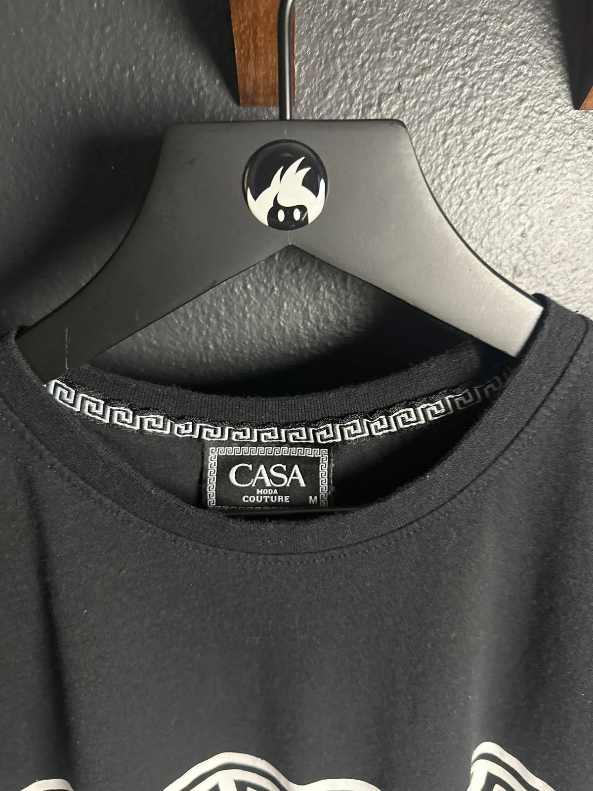 CASA Couture Black Graphic Tee