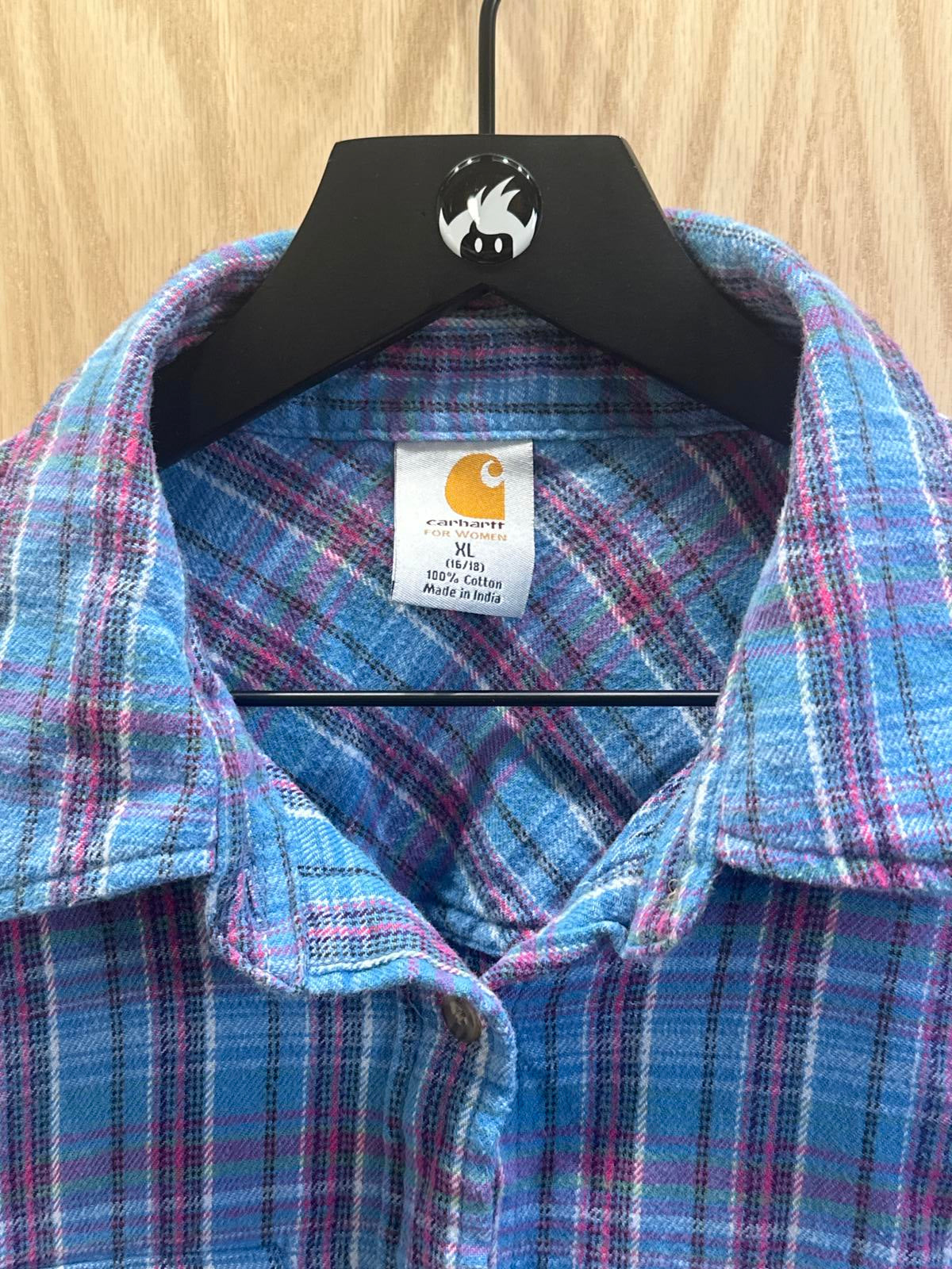 Carhartt Woman's Plaid Button-Up Shirt XL