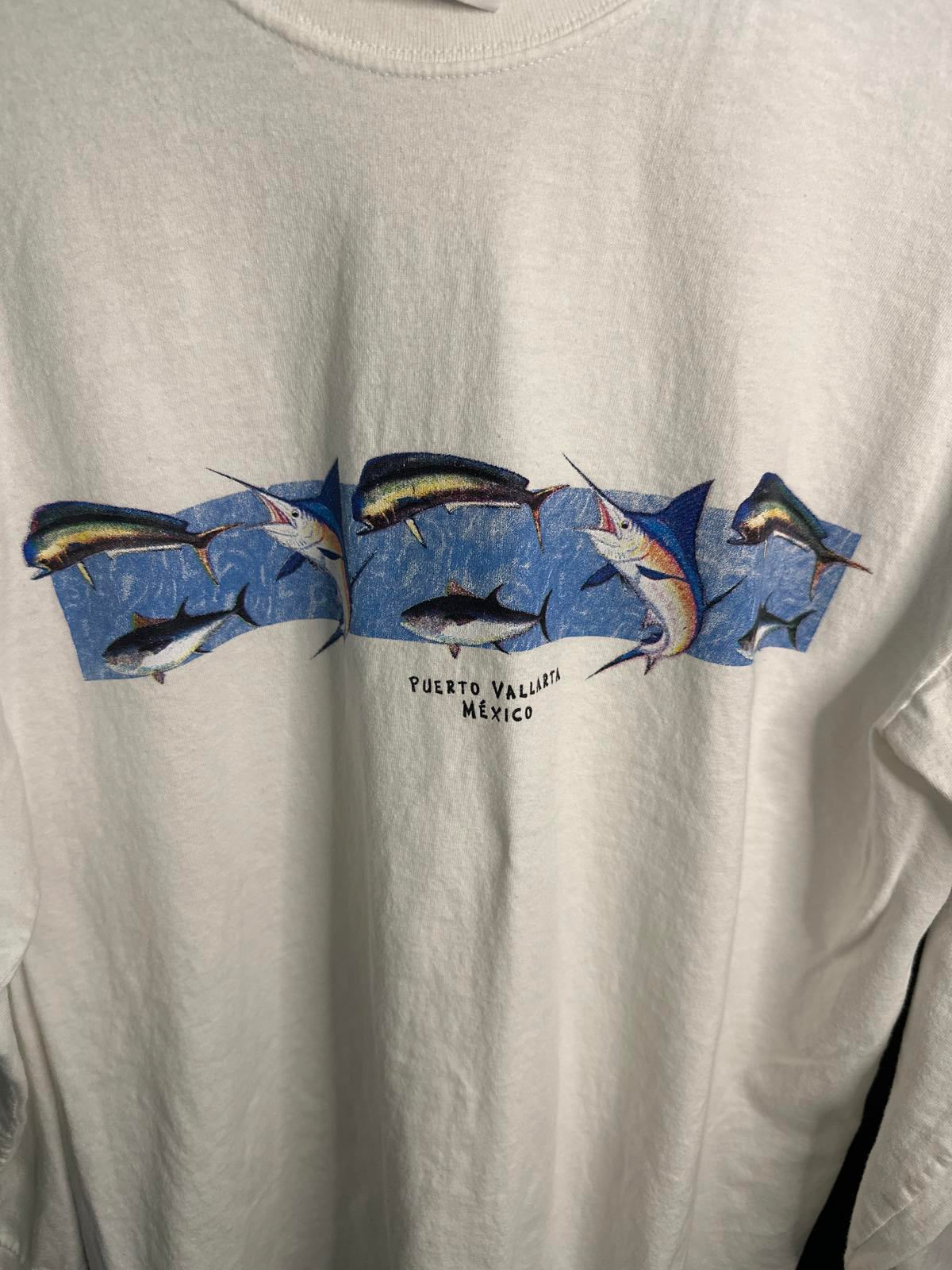 Puerto Vallarta Fishing Long Sleeve T-Shirt