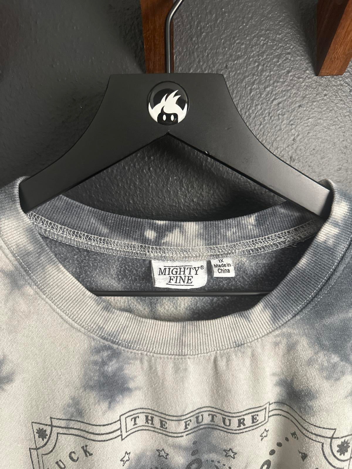 Mighty Fine Tie-Dye Sweatshirt - Cosmic Celestial Design