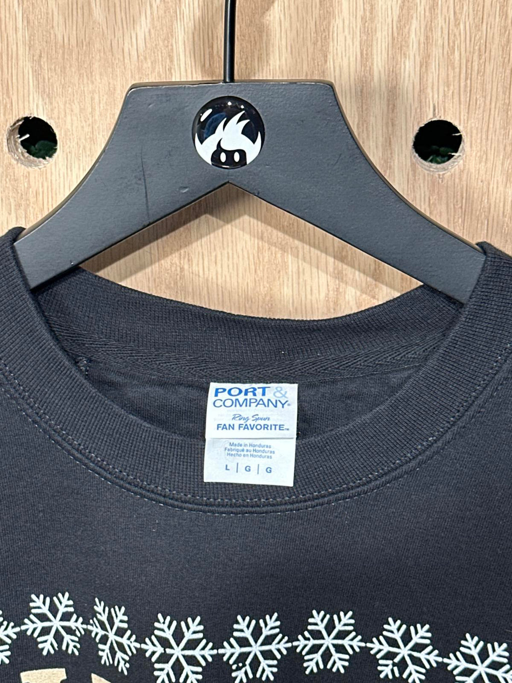 Port & Company Men's Black Graphic Sweatshirt Dead Inside But Jolly AF