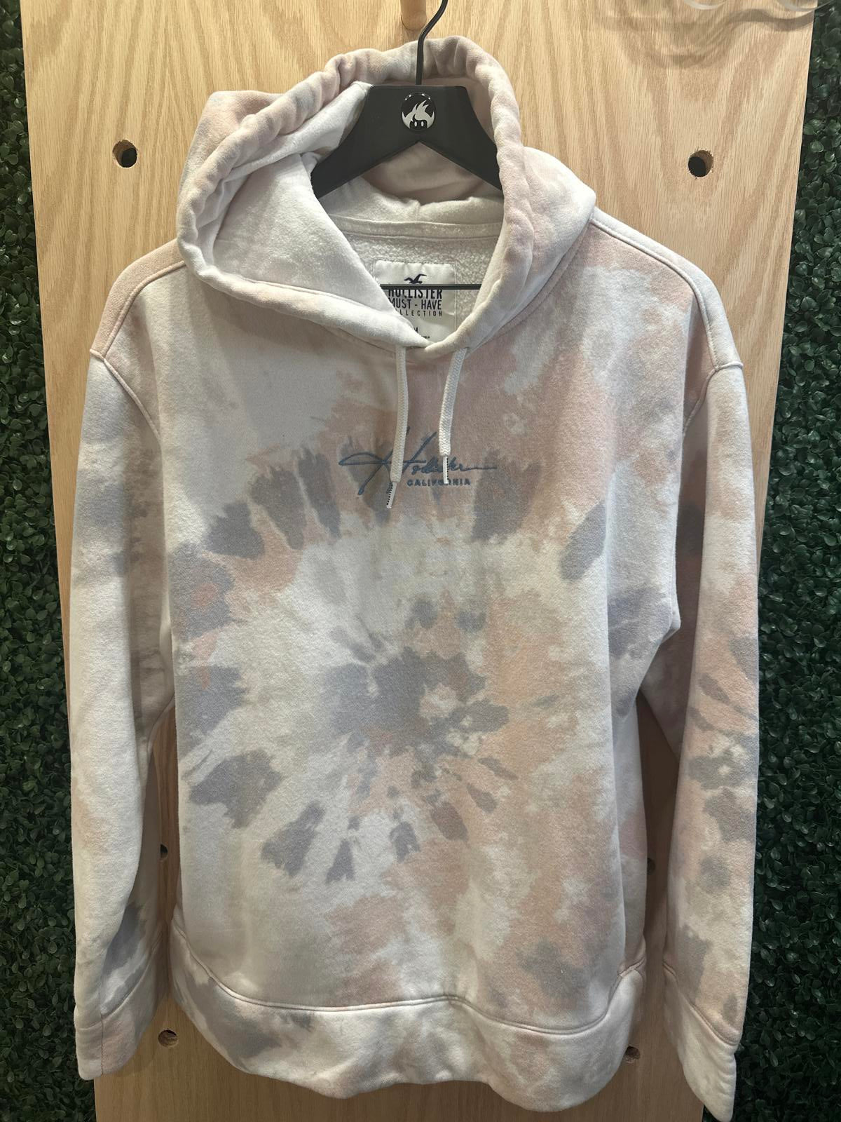 Hollister Tie-Dye Hoodie with Drawstring Hood