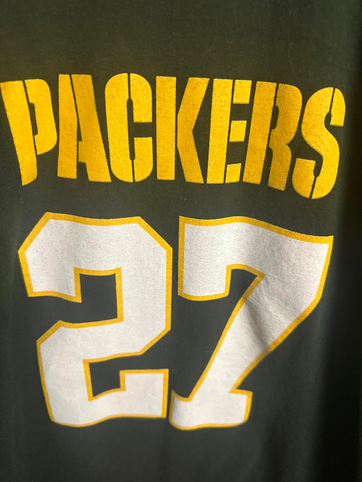 Green Bay Packers #27 Eddie Lacy Men's T-Shirt Medium