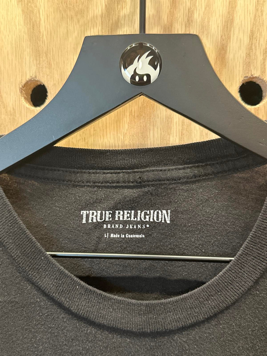 True Religion Black Graphic Logo T-Shirt