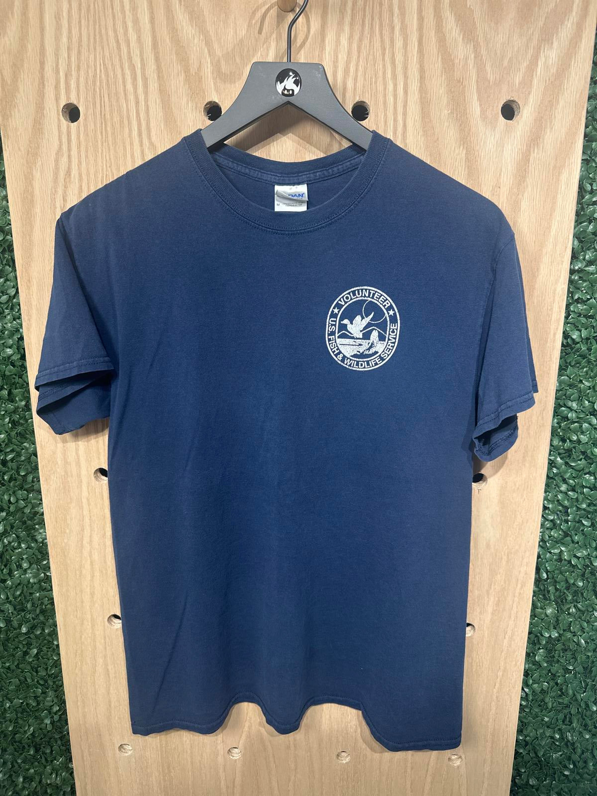 Gildan Navy Blue Volunteer U.S. Fish & Wildlife Service T-Shirt