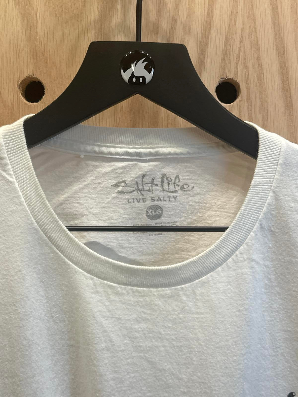 Salt Life Men's White Pocket T-Shirt Size XL