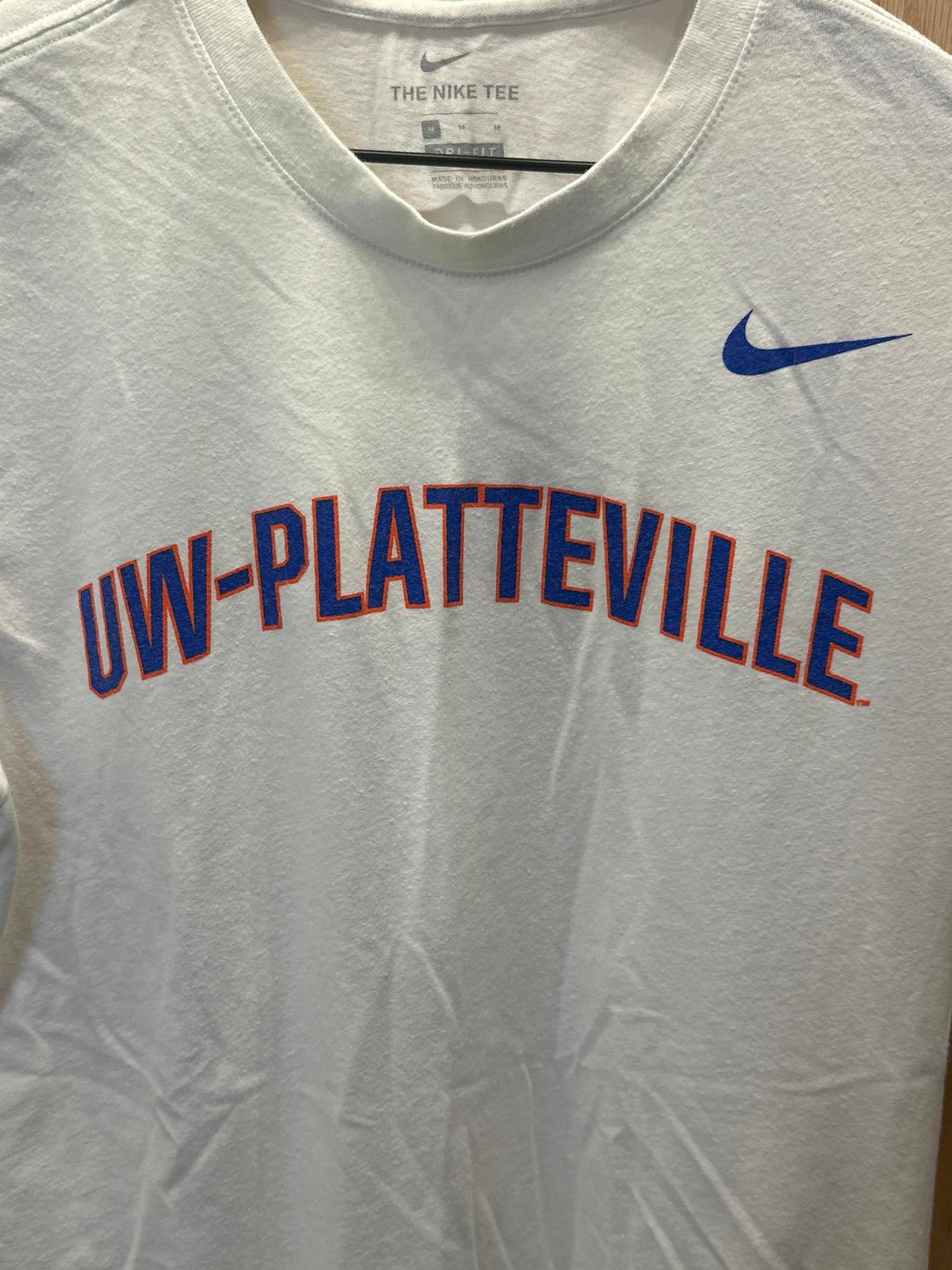 Nike UW-Platteville White Short Sleeve T-Shirt