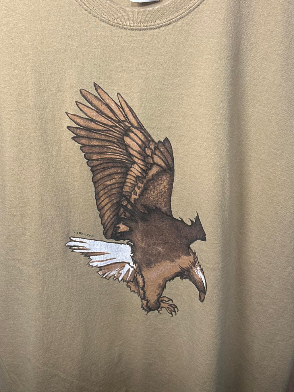 Stiegler Men's T-Shirt with Eagle Graphic