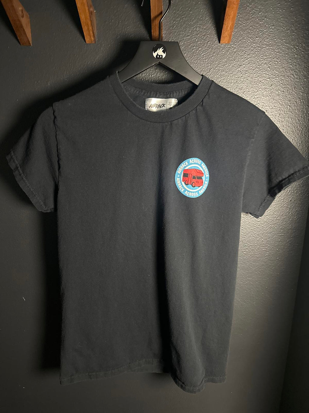 AirRack Across America Black T-Shirt Size Small