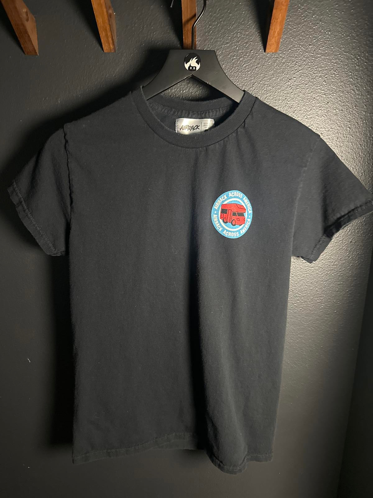 AirRack Across America Black T-Shirt Size Small