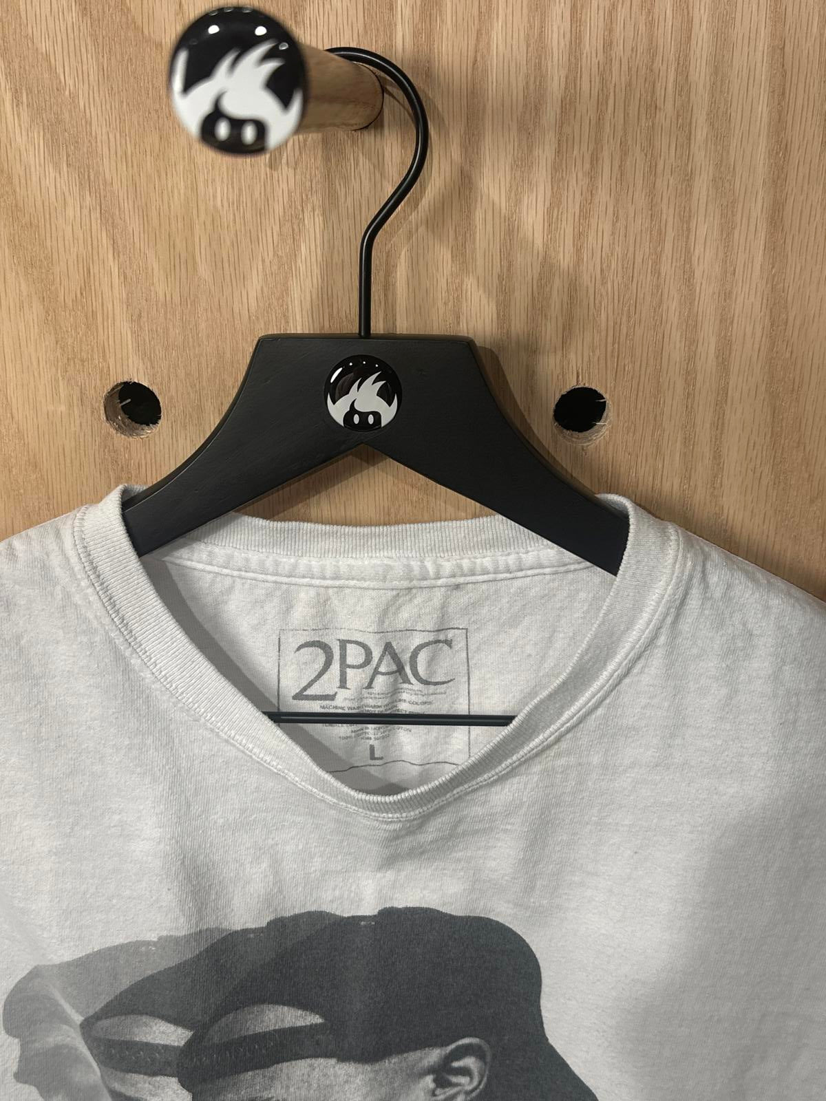 2PAC Graphic Print White T-Shirt Size Large