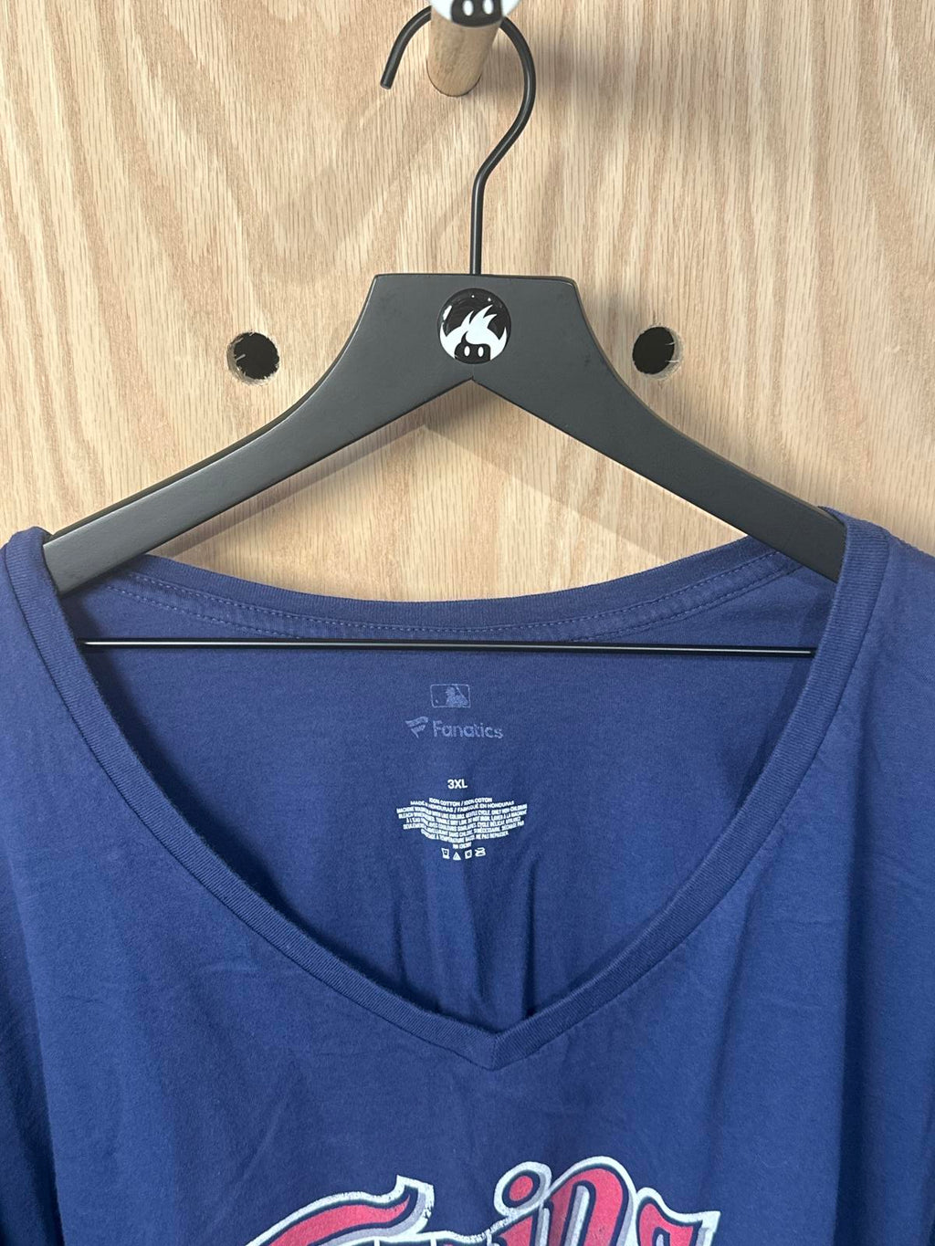 Minnesota Twins Navy V-Neck T-Shirt