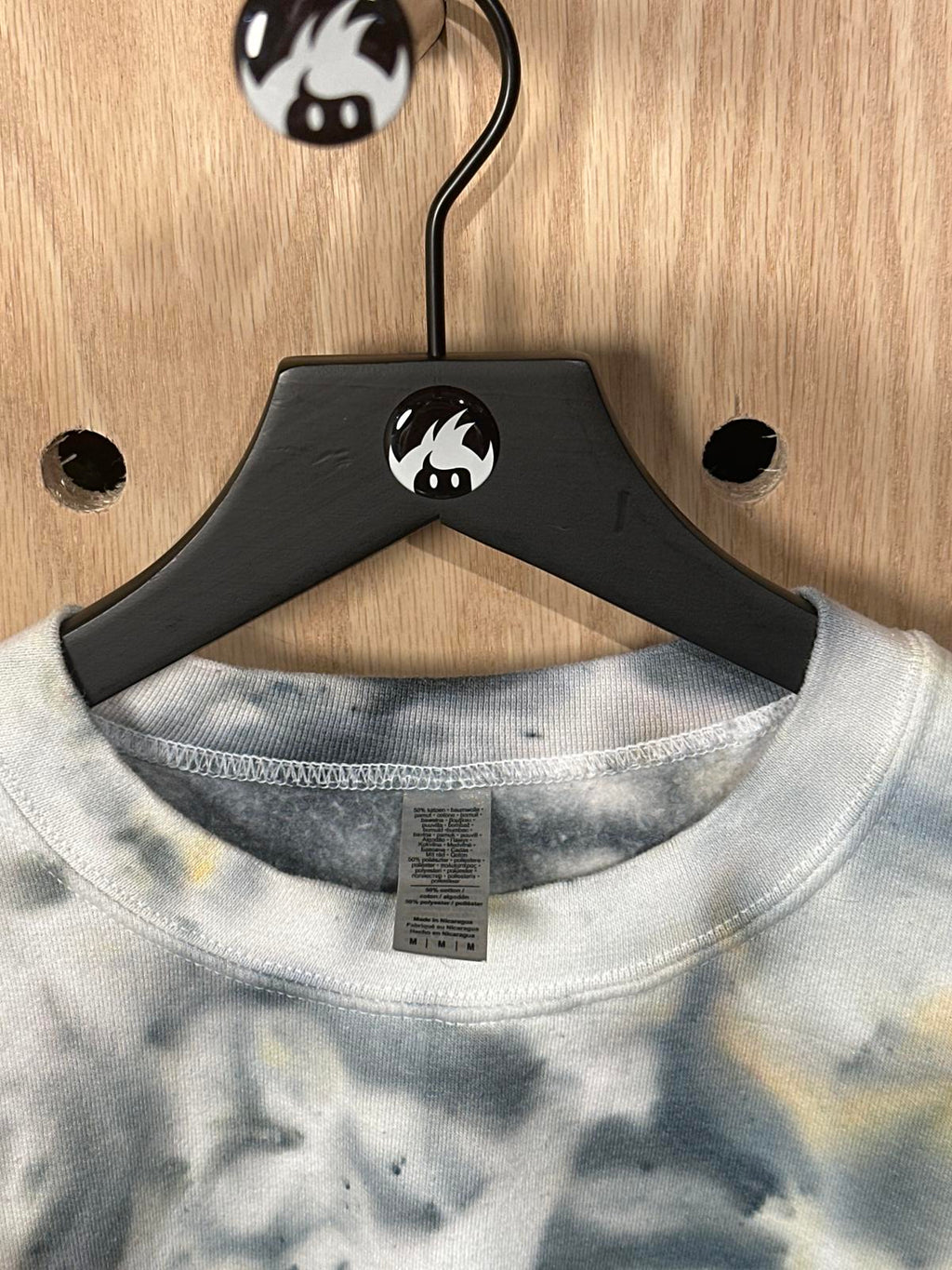 Tie-Dye Woman's Sweatshirt with Graphic Logo