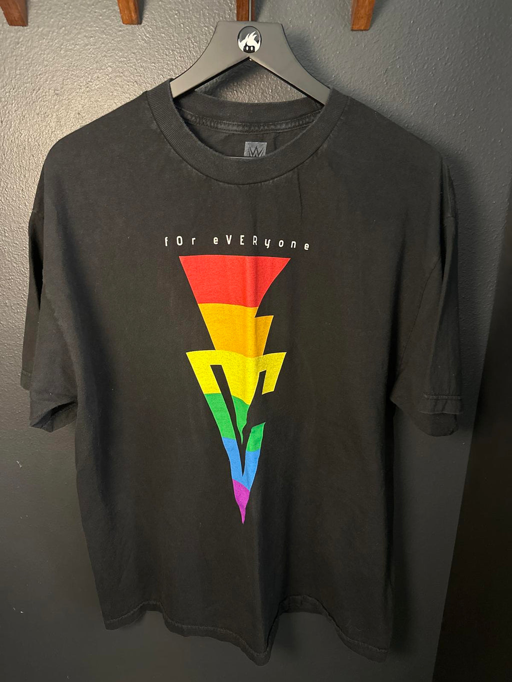 WWE Authentic 'For Everyone' Graphic Tee - Black XL