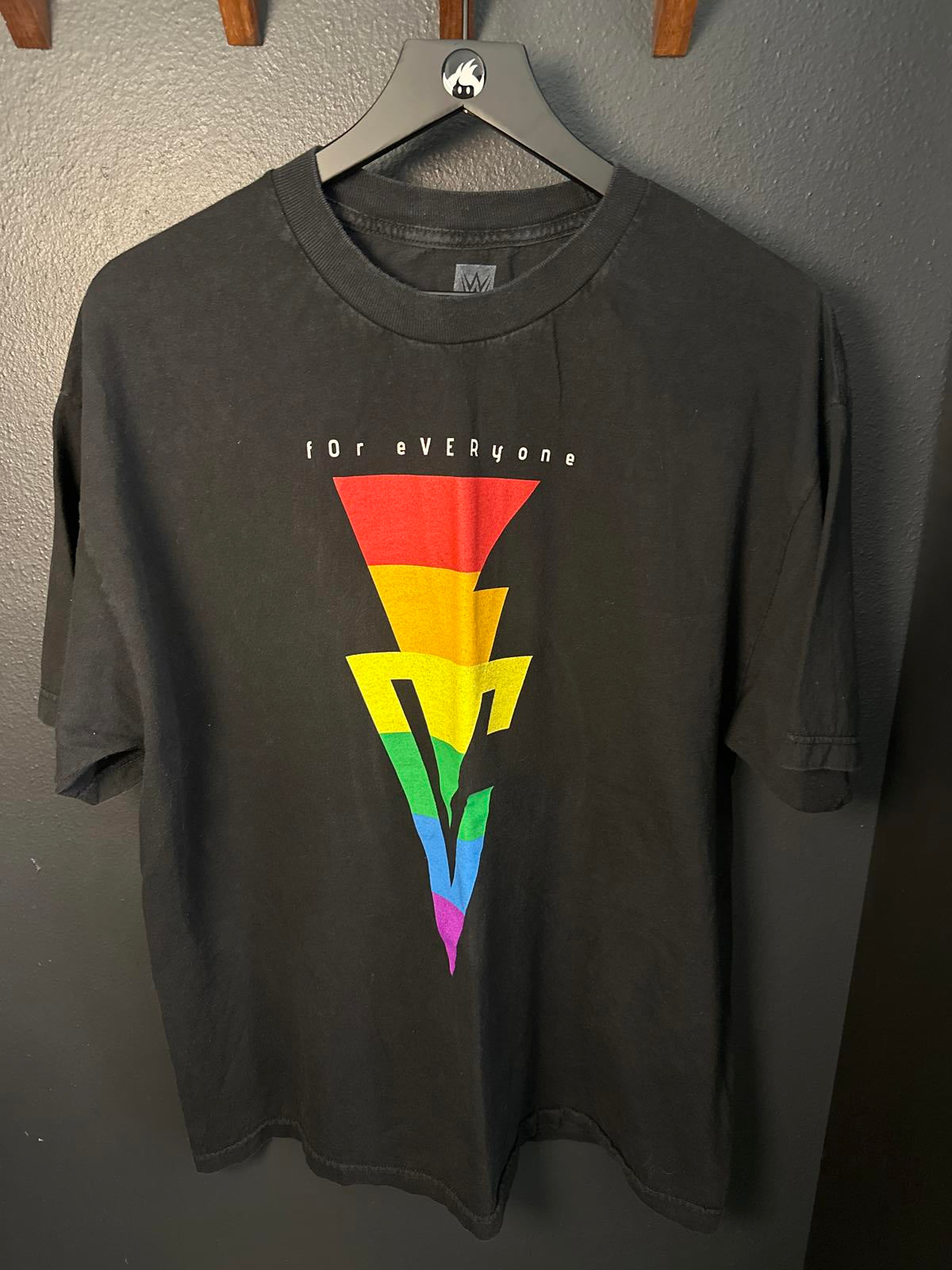 WWE Authentic 'For Everyone' Graphic Tee - Black XL