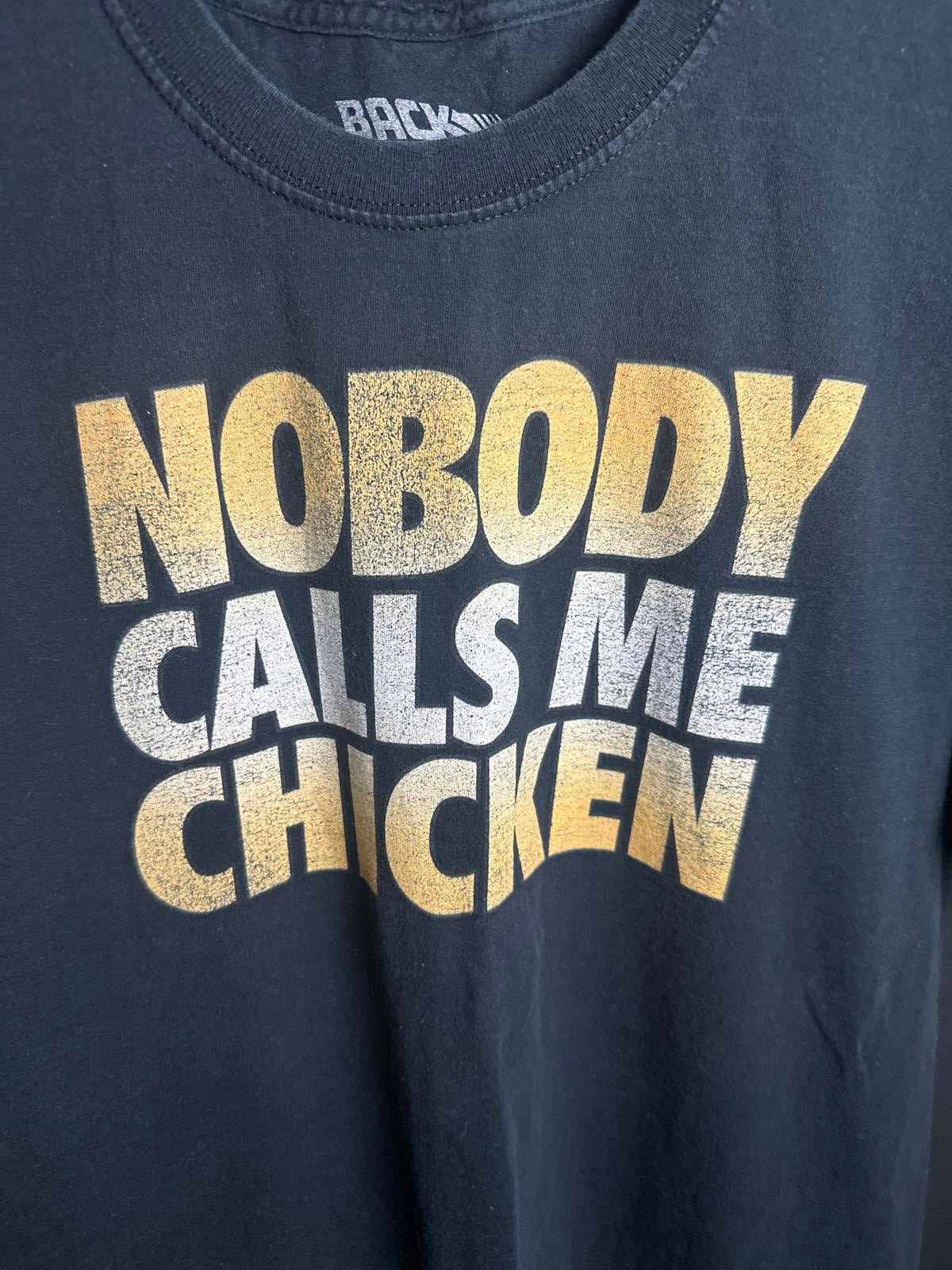 Back to the Future 'Nobody Calls Me Chicken' Graphic Tee - Classic Black