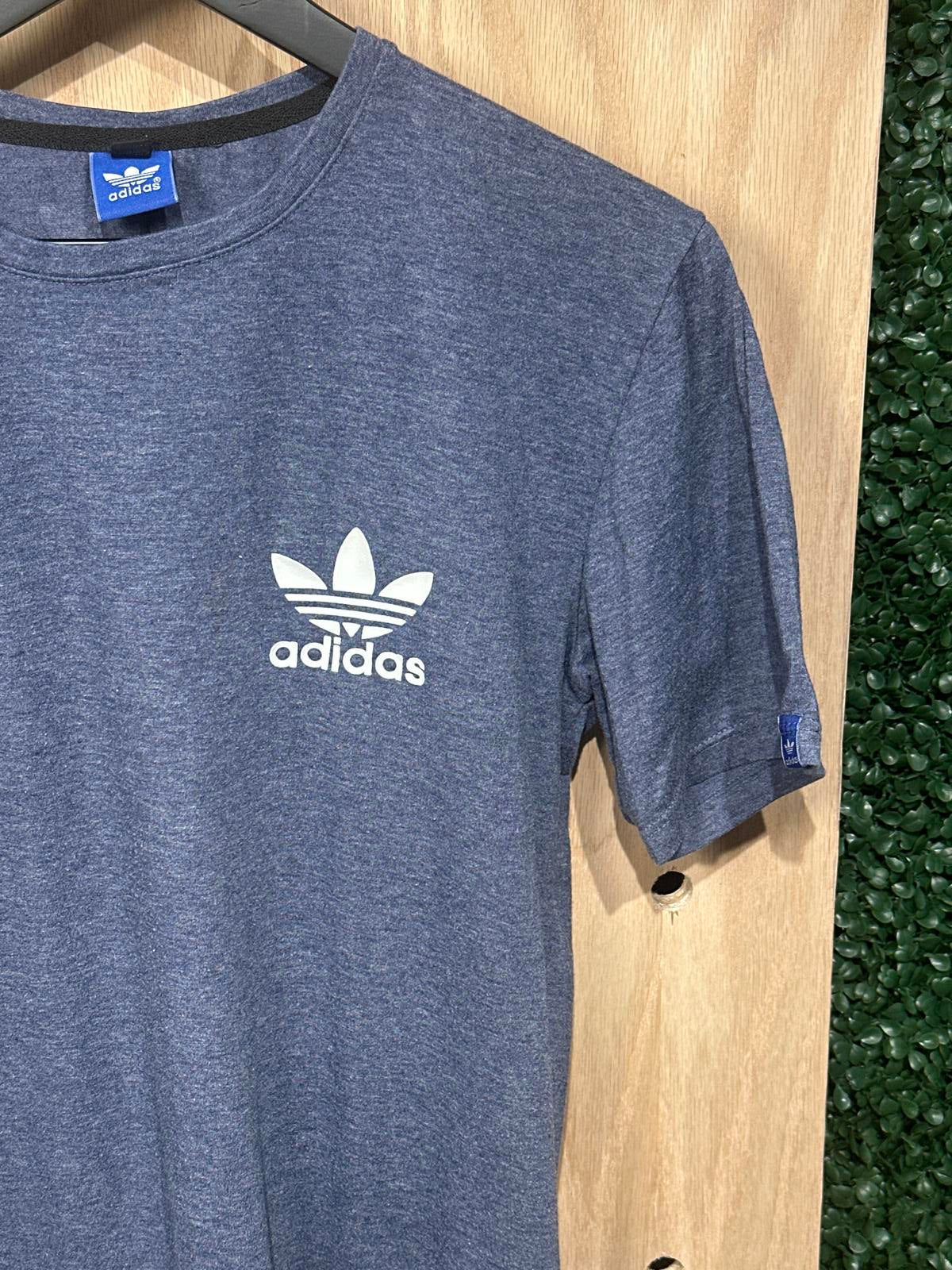 Adidas Men's Blue Crew Neck T-Shirt
