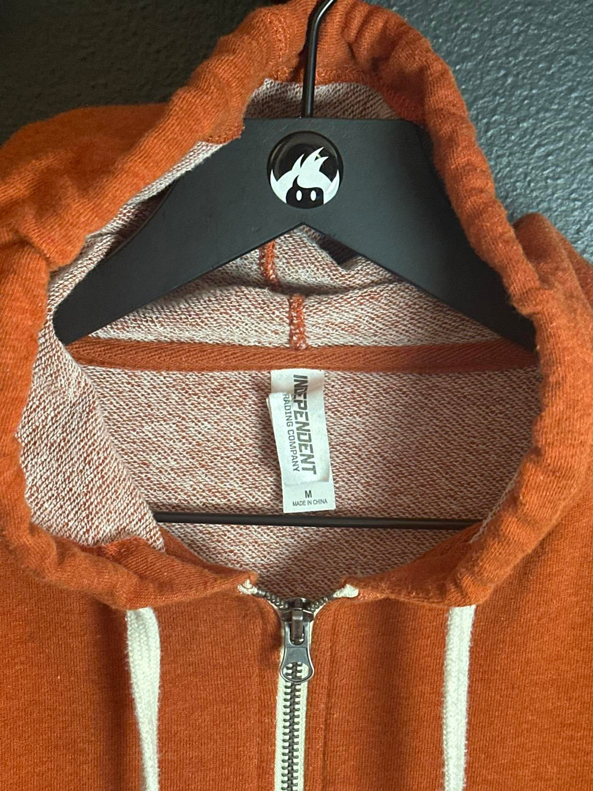 Independent Trading Company Orange Walking Tree Brewery Zip-Up Hoodie
