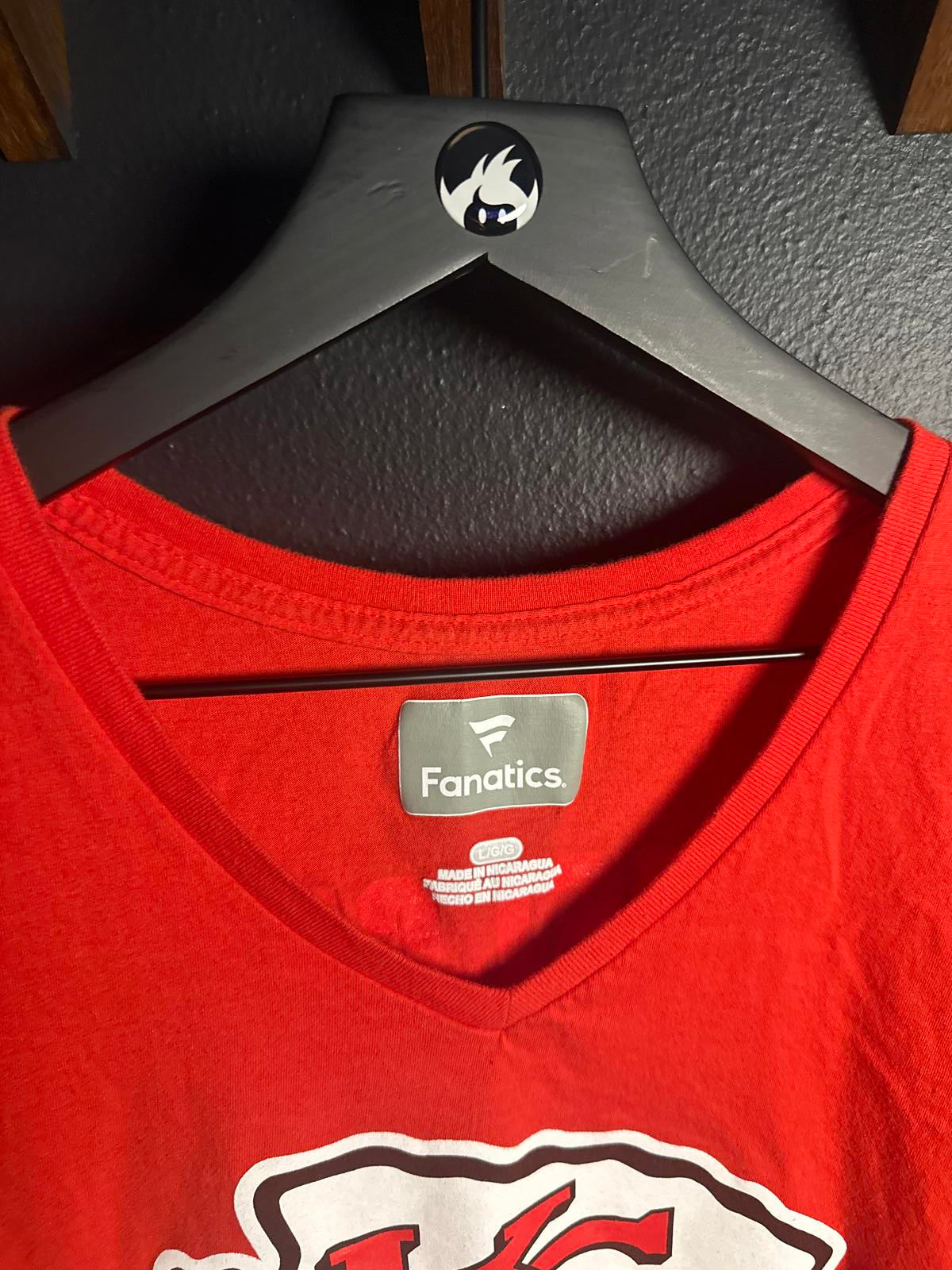 Fanatics Kansas City Chiefs V-Neck Tee - Kelce 87