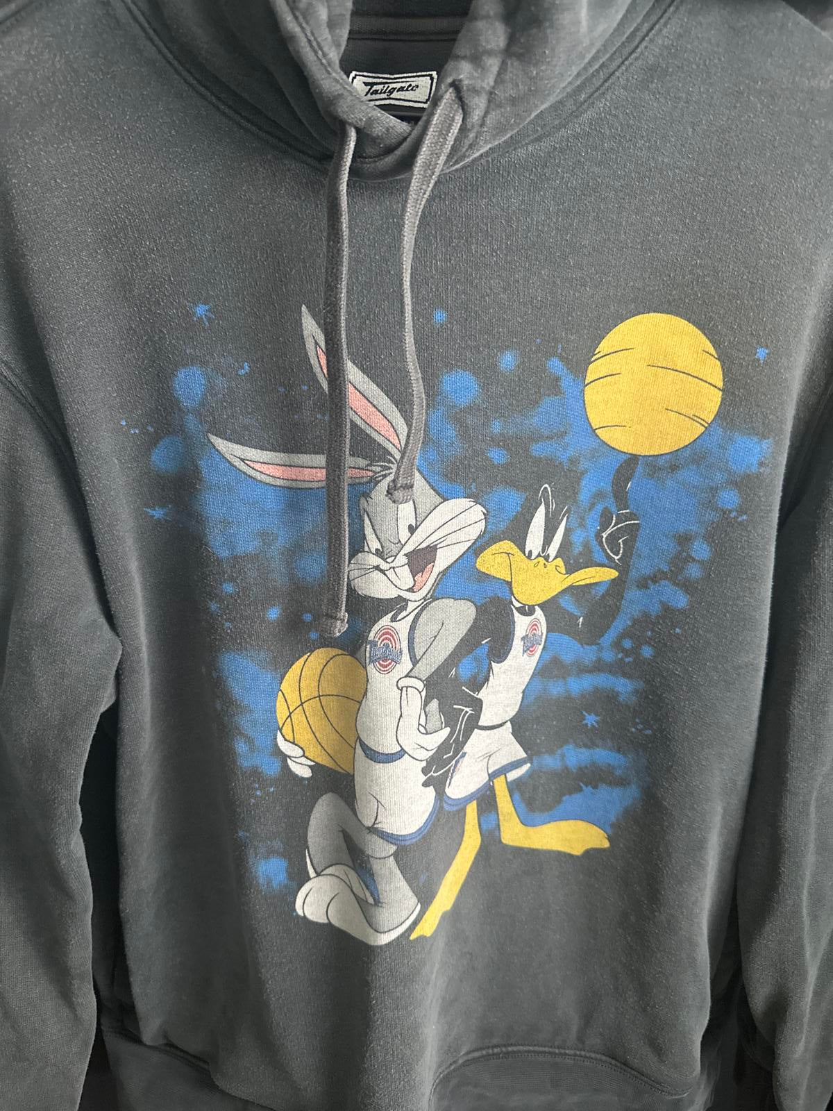 Space Jam Hoodie - Bugs Bunny & Daffy Duck Graphic Sweatshirt